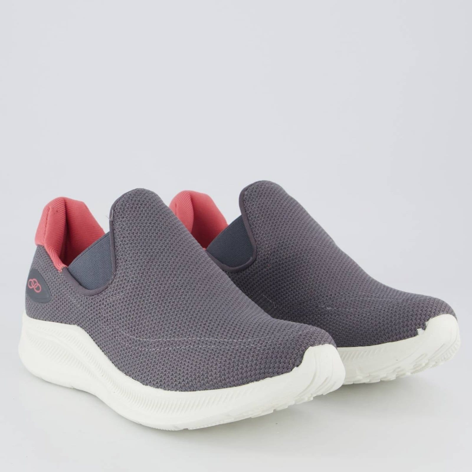Vista 2 Tênis Olympikus Flutua 2 Feminino e Branco OLYMPIKUS cinza