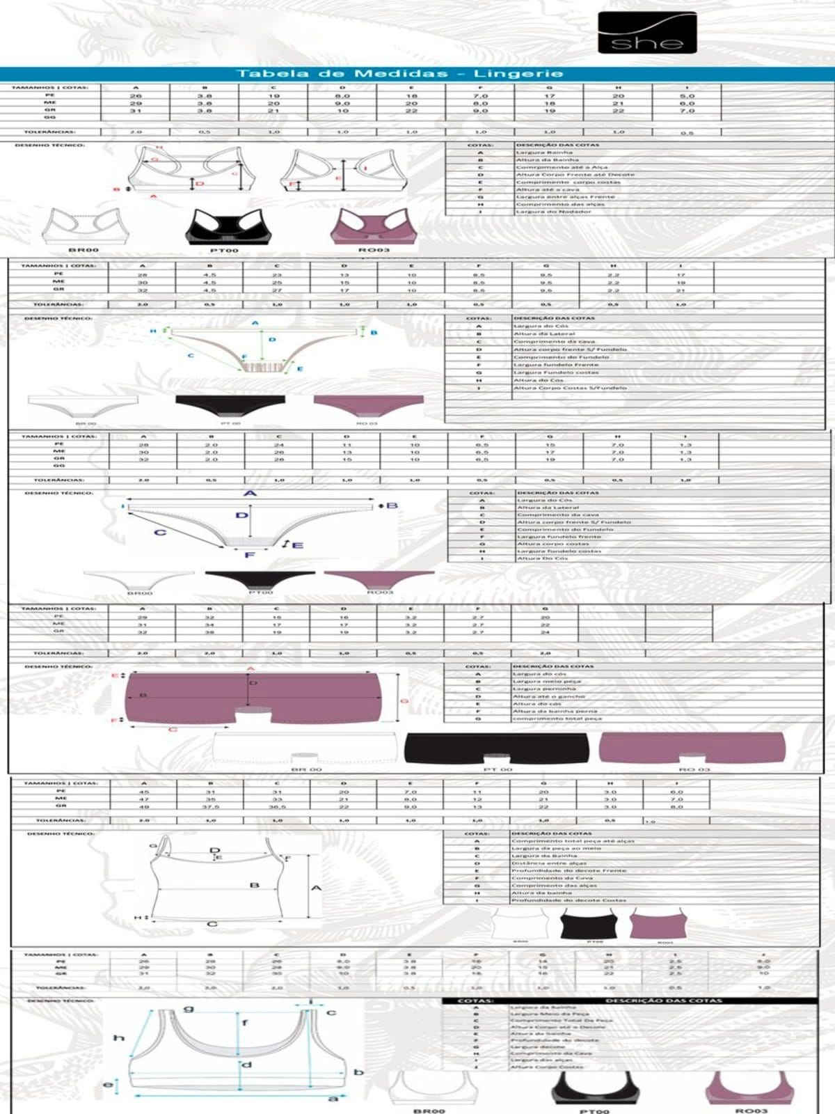 Vista 2 Top sem Aro e sem Bojo She 752.04 She rosa