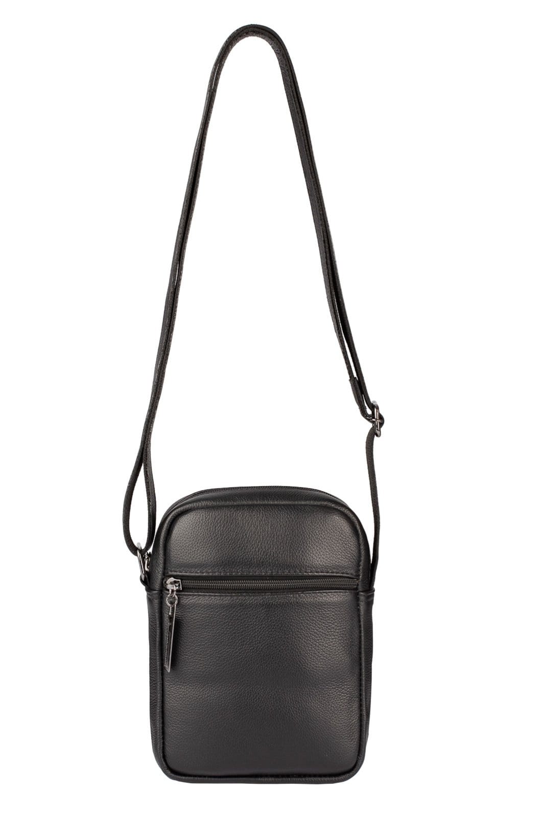 Bolsa shoulder bag de couro Pietro - Preta