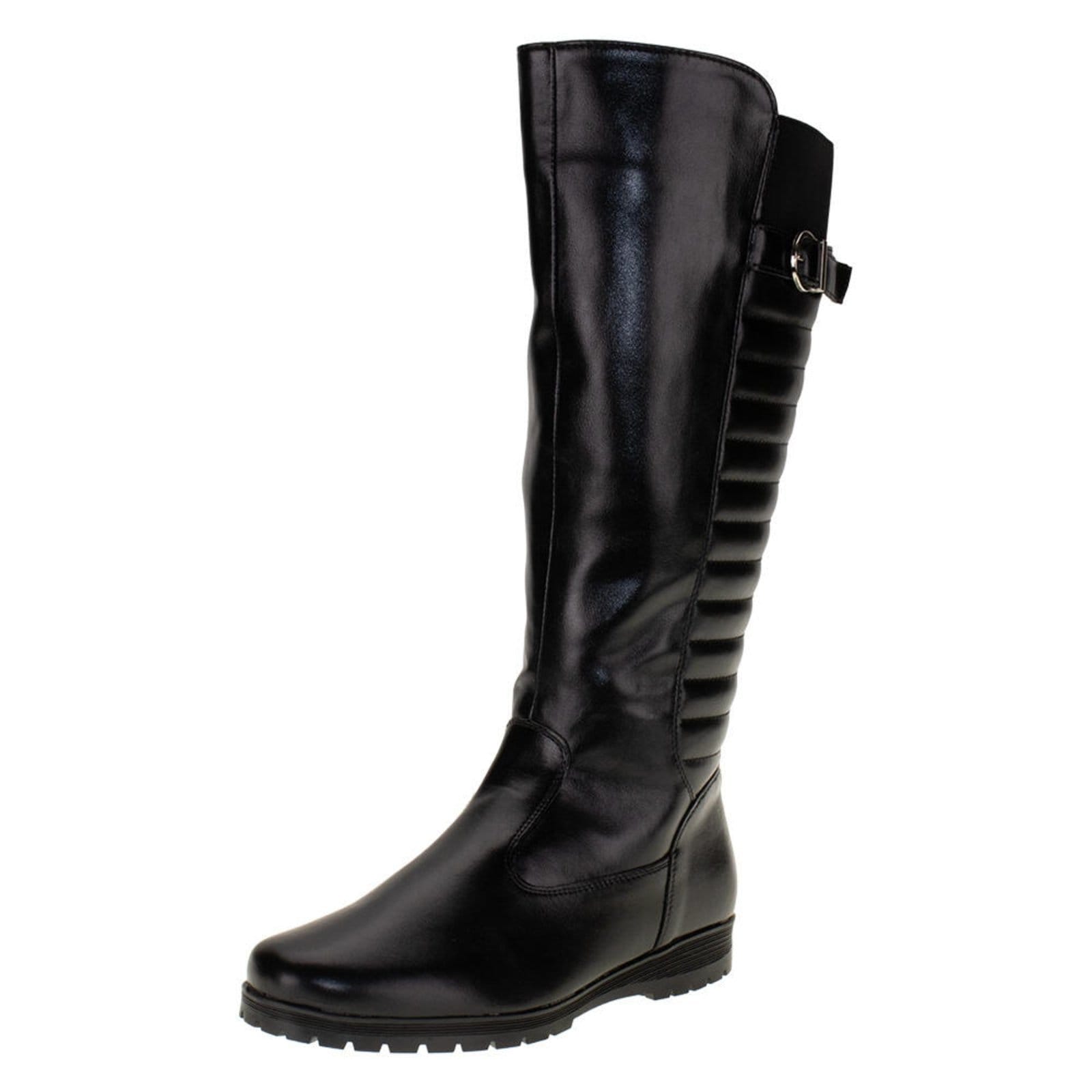 Vista principal Bota Feminina Cano Alto Mooncity 71125 0741125 Mooncity preto