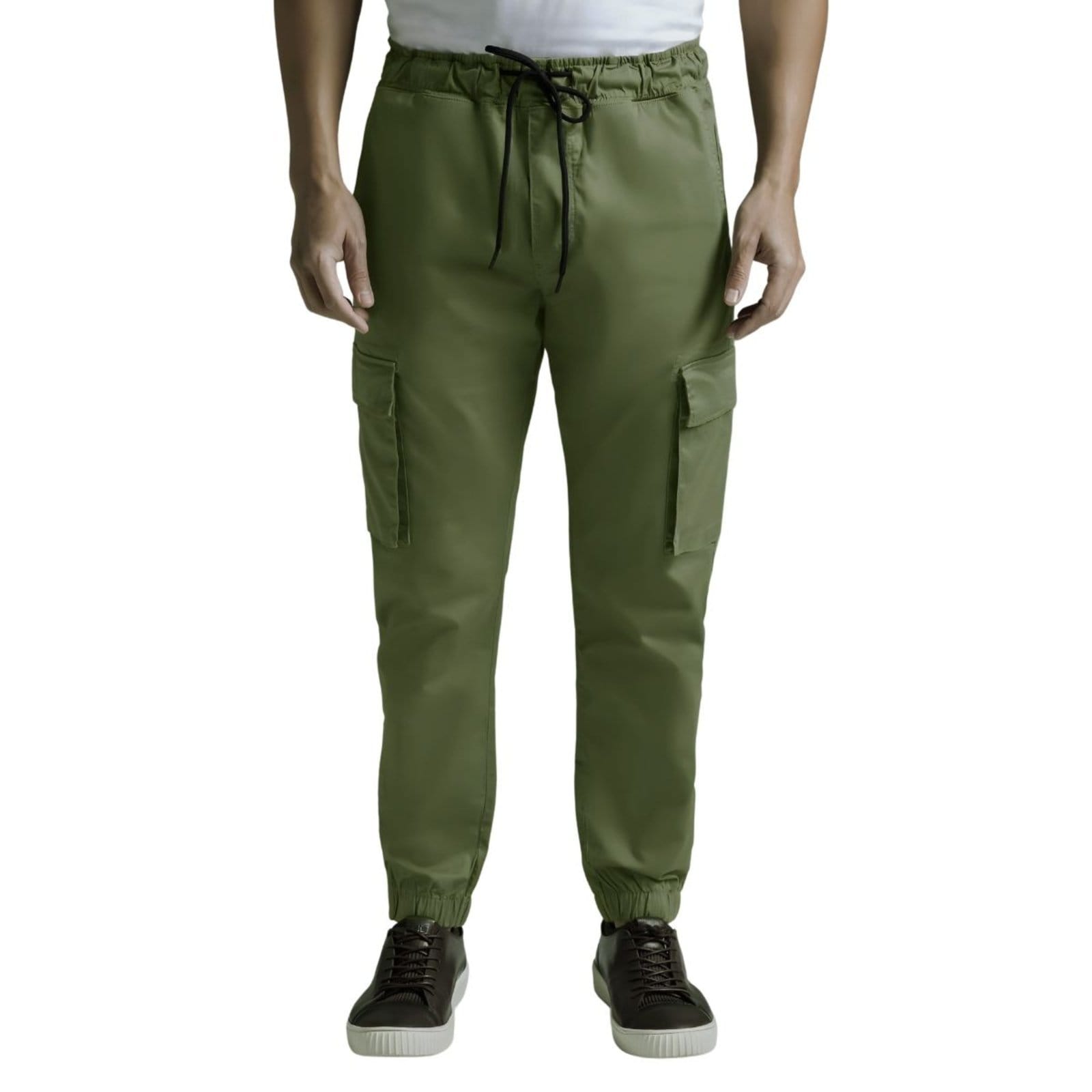 Calça Sarja Masculina Jogger Cargo