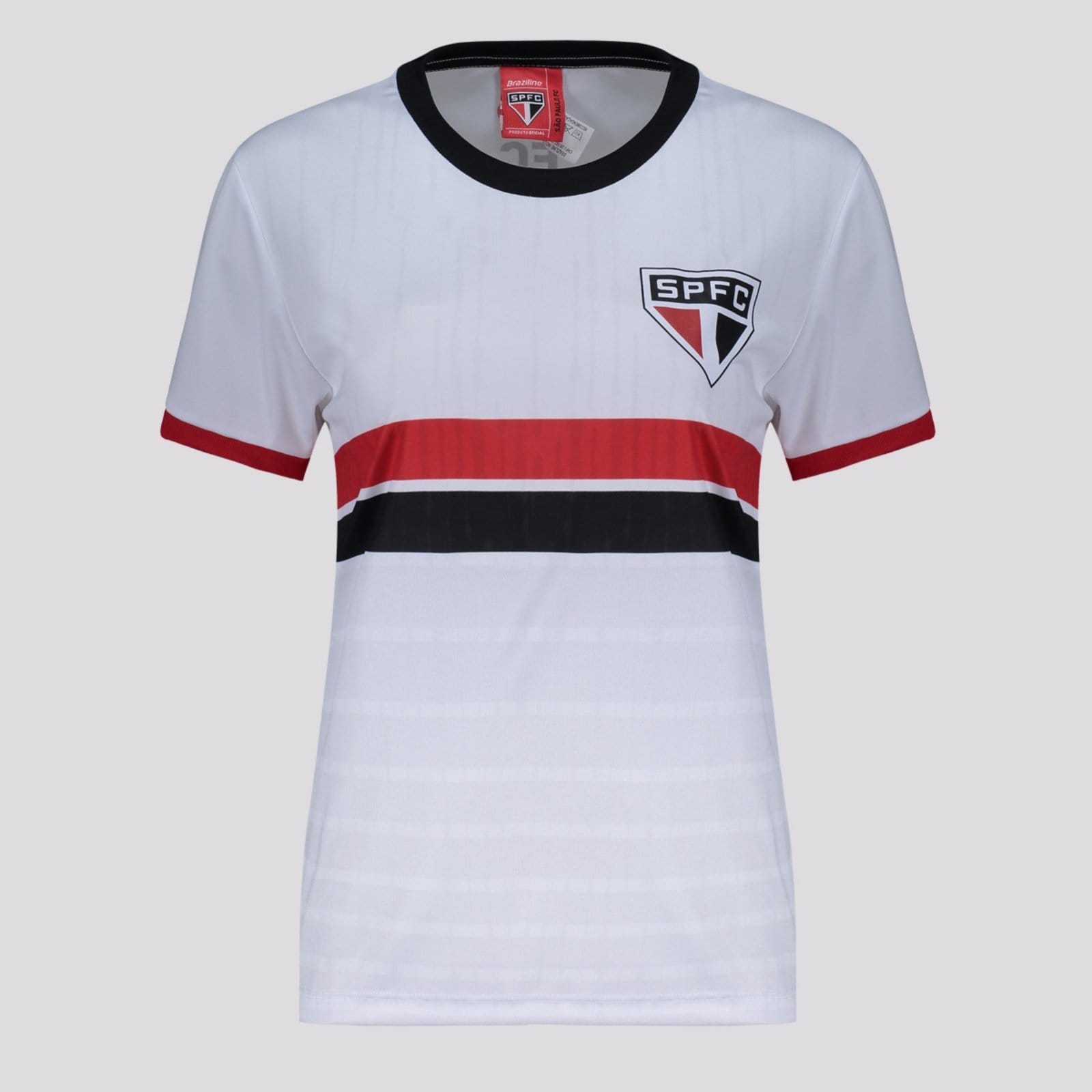 Camisa São Paulo Tela Feminina Branca