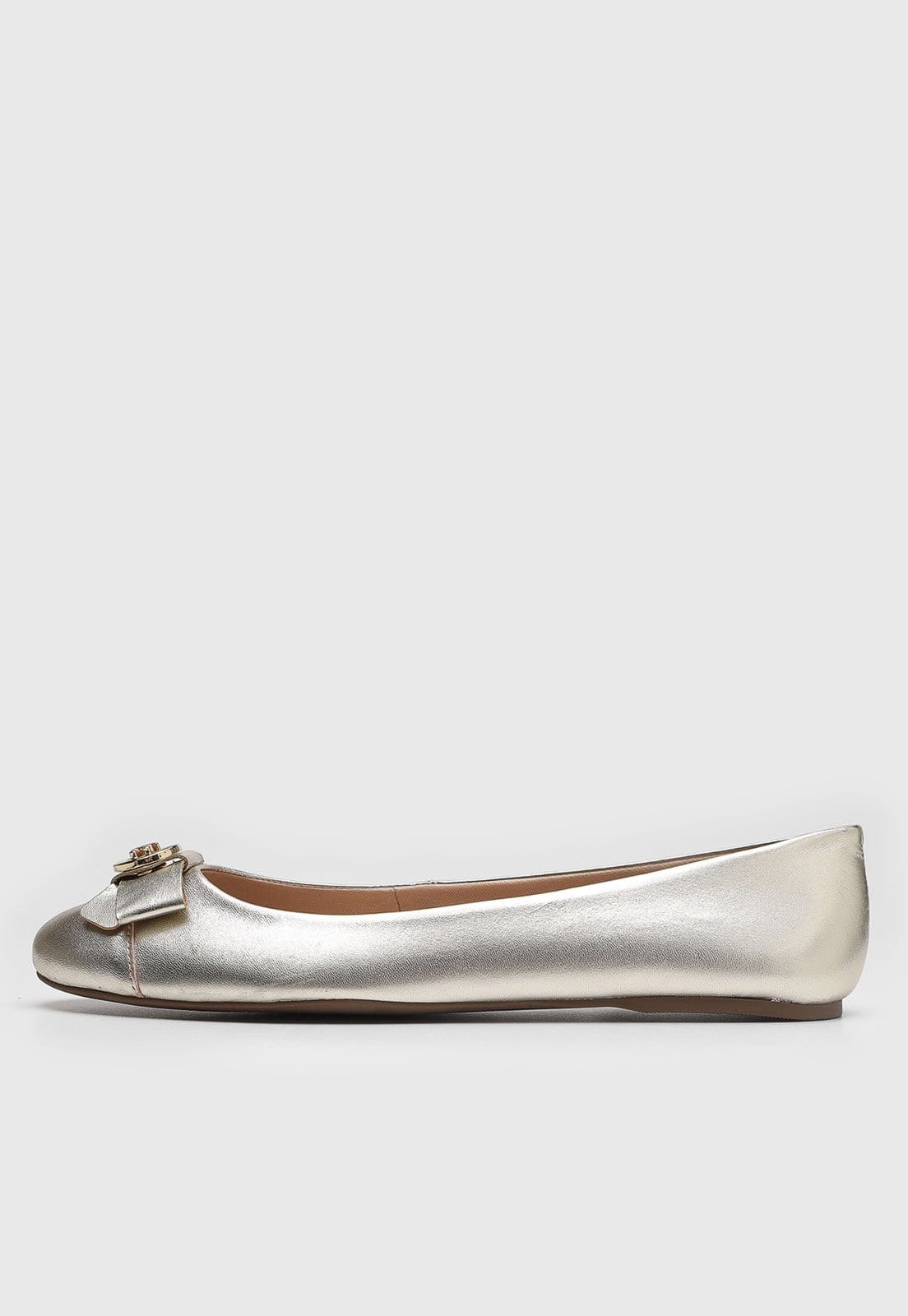 Sapatilha Feminina Jorge Bischoff Metalizada Dourada