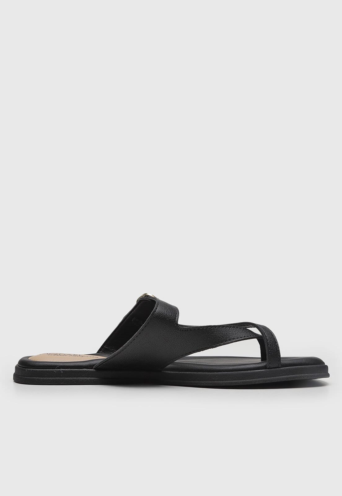 Vista 2 Rasteira Feminina Modare Detalhe Fivela Preta MODARE preto