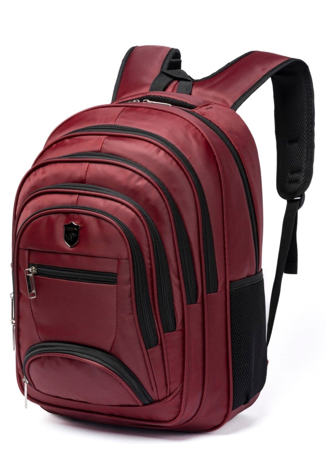 Vista 2 Mochila Coban Executiva Reforçada Resistente Notebook COBAN vermelho