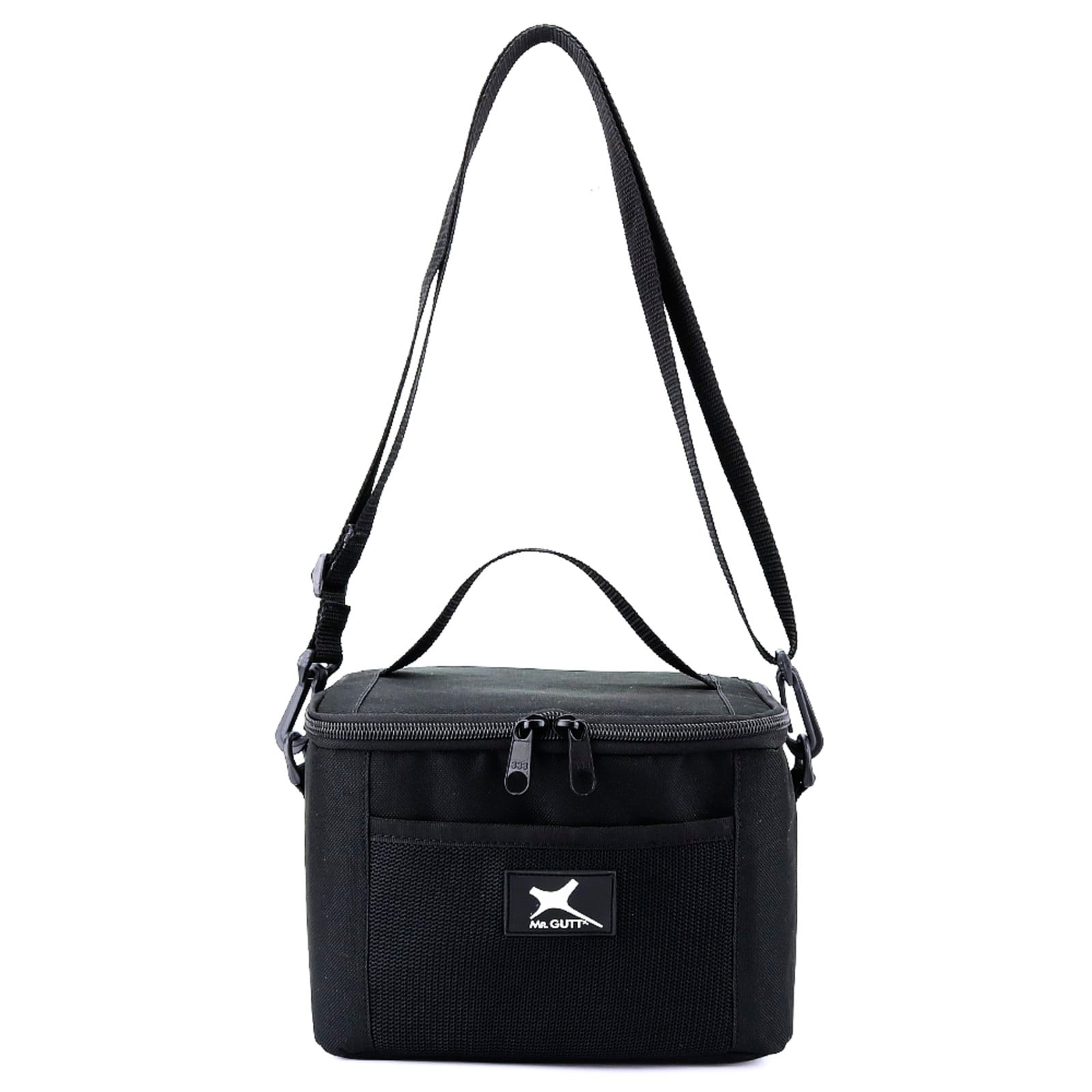 Vista 2 Bolsa lancheira Térmica Mr. Gutt Fitness Transversal Mr. Gutt preto