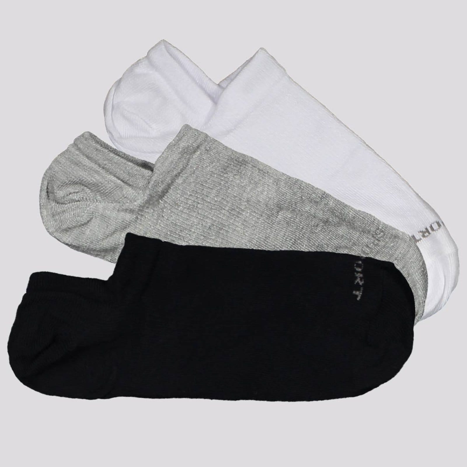 Vista 2 Kit Meia Lupo Sport I Sapatilha 9 Pares Lupo preto