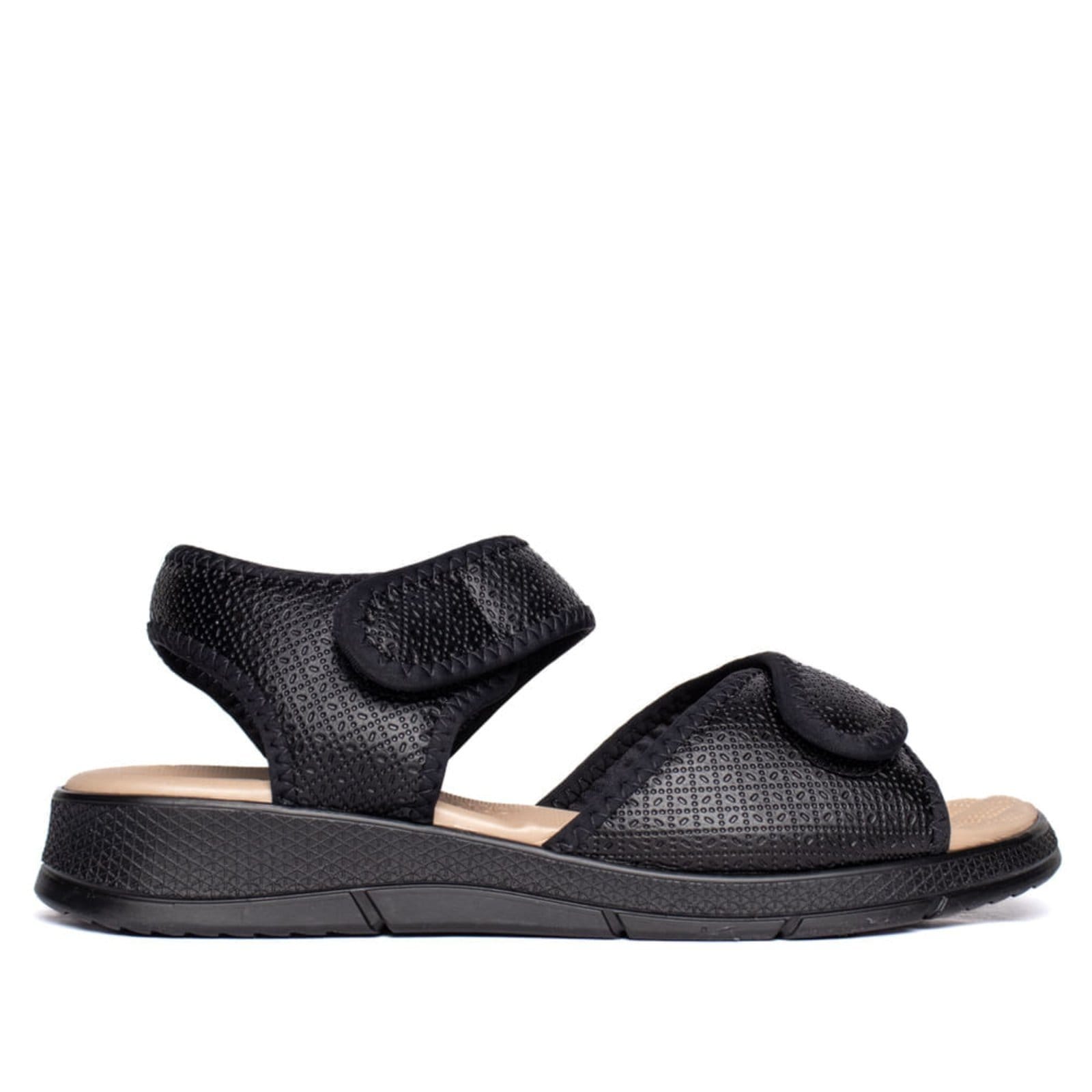 Sandália Feminina Piccadilly Anabela Médio Wide Fit