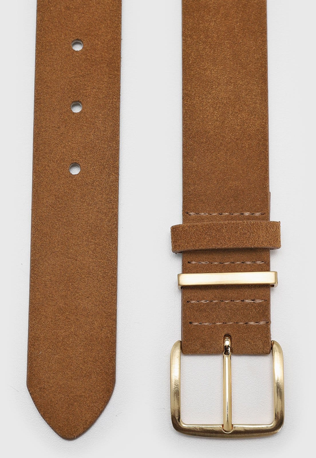 Vista 2 Cinto Feminino Vicenza Fivela Dourada Vicenza marrom