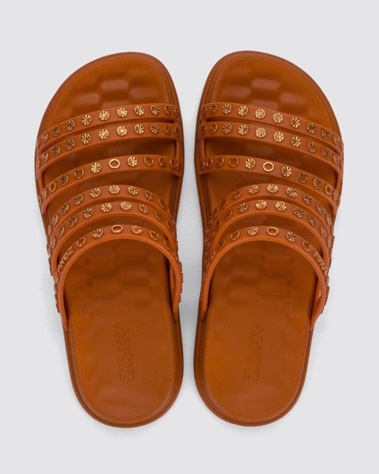 Vista principal Sandália Plataforma Feminina Zaxy Deep Zaxy laranja