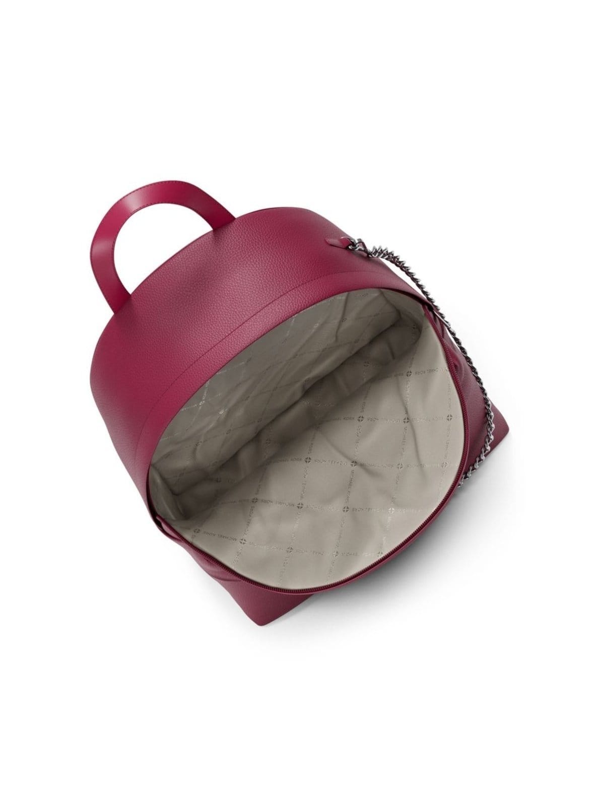 Vista 2 Mochila Slater Média 35F5S04B2V984 Michael Kors rosa