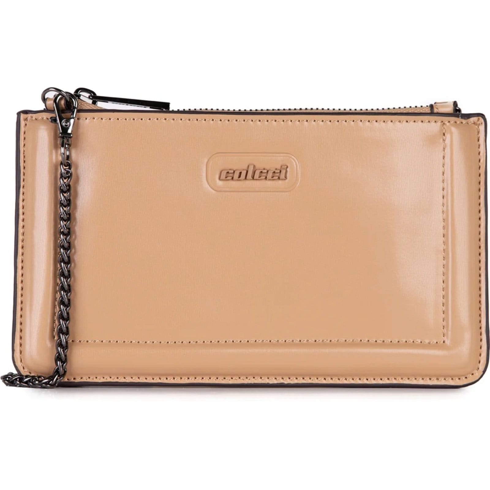 Vista principal Bolsa Crossbody Colcci Flat Ve26 Feminino Colcci bege