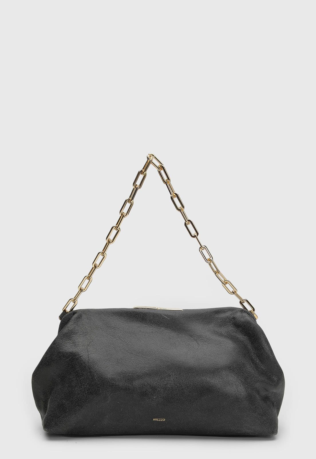 Vista principal Bolsa Feminina Arezzo Alça Corrente Preta Arezzo preto