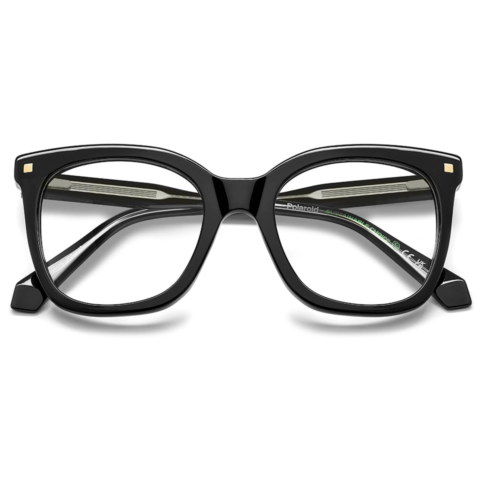 Vista 2 Armação de Óculos Polaroid Pld D507 807 Polaroid preto