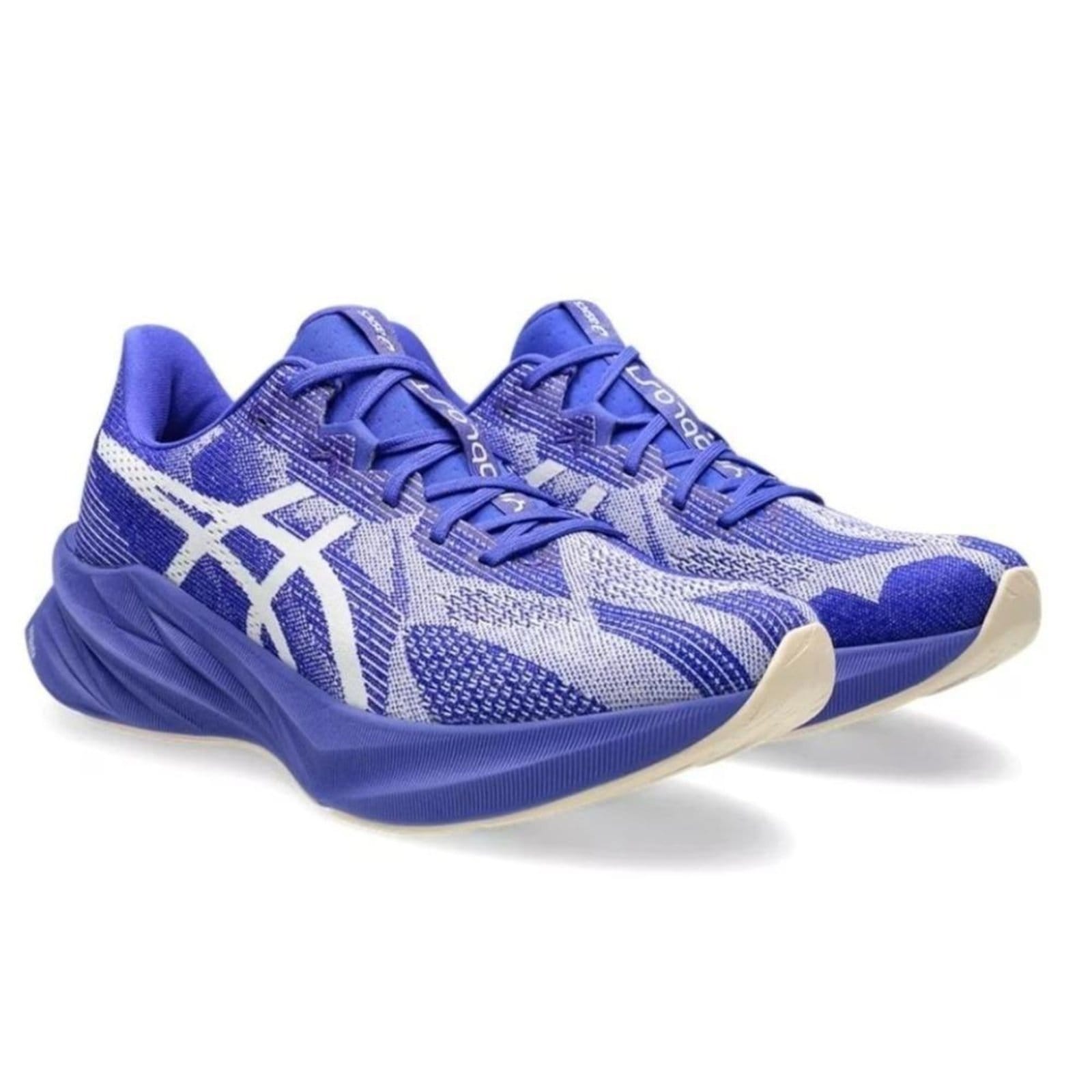 Vista 2 Tênis Asics Masculino Dynablast 5 Branco 1011B983 40 Branco ASICS azul