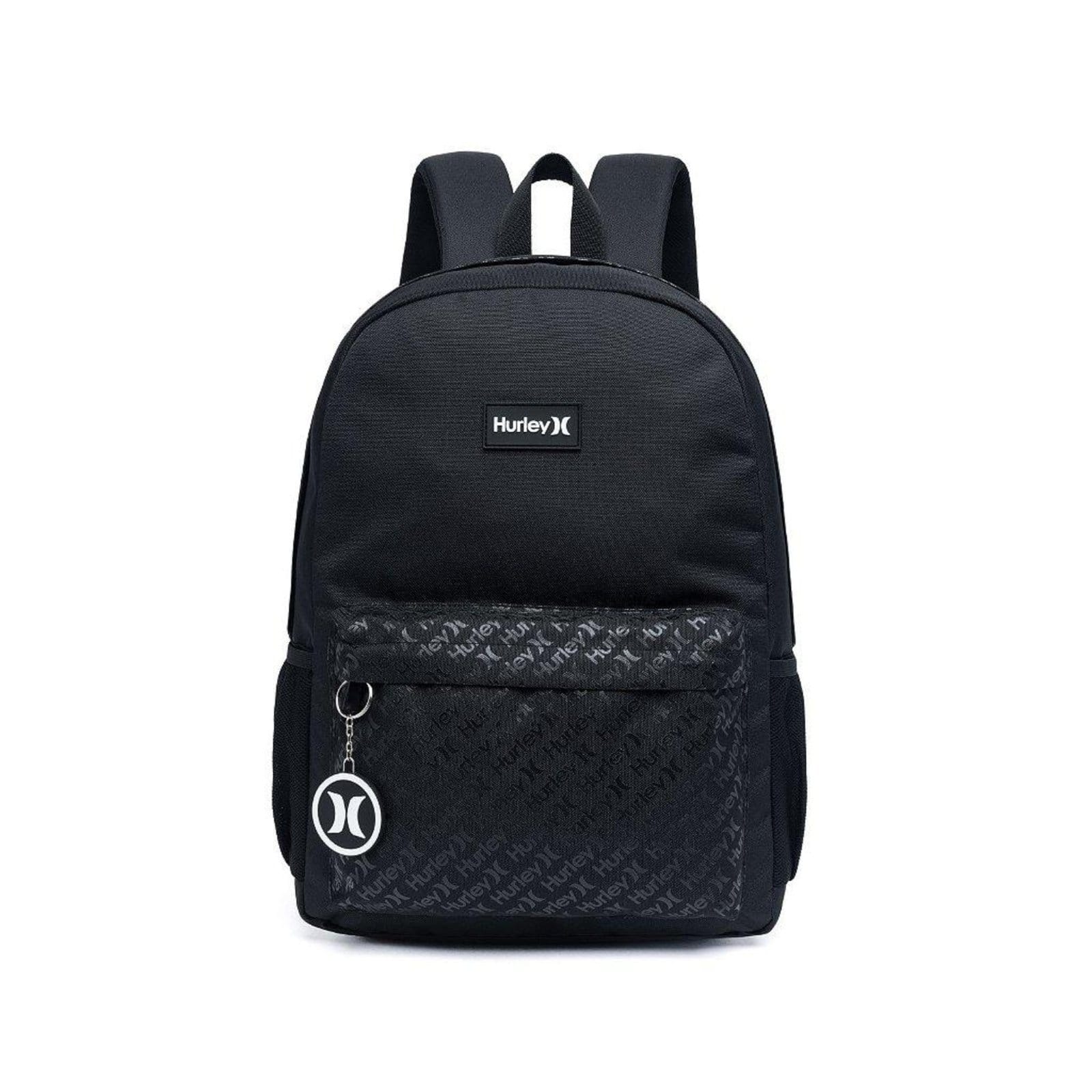 Vista principal Mochila Hurley Pebby 18L SM25 Preto hurley cinza