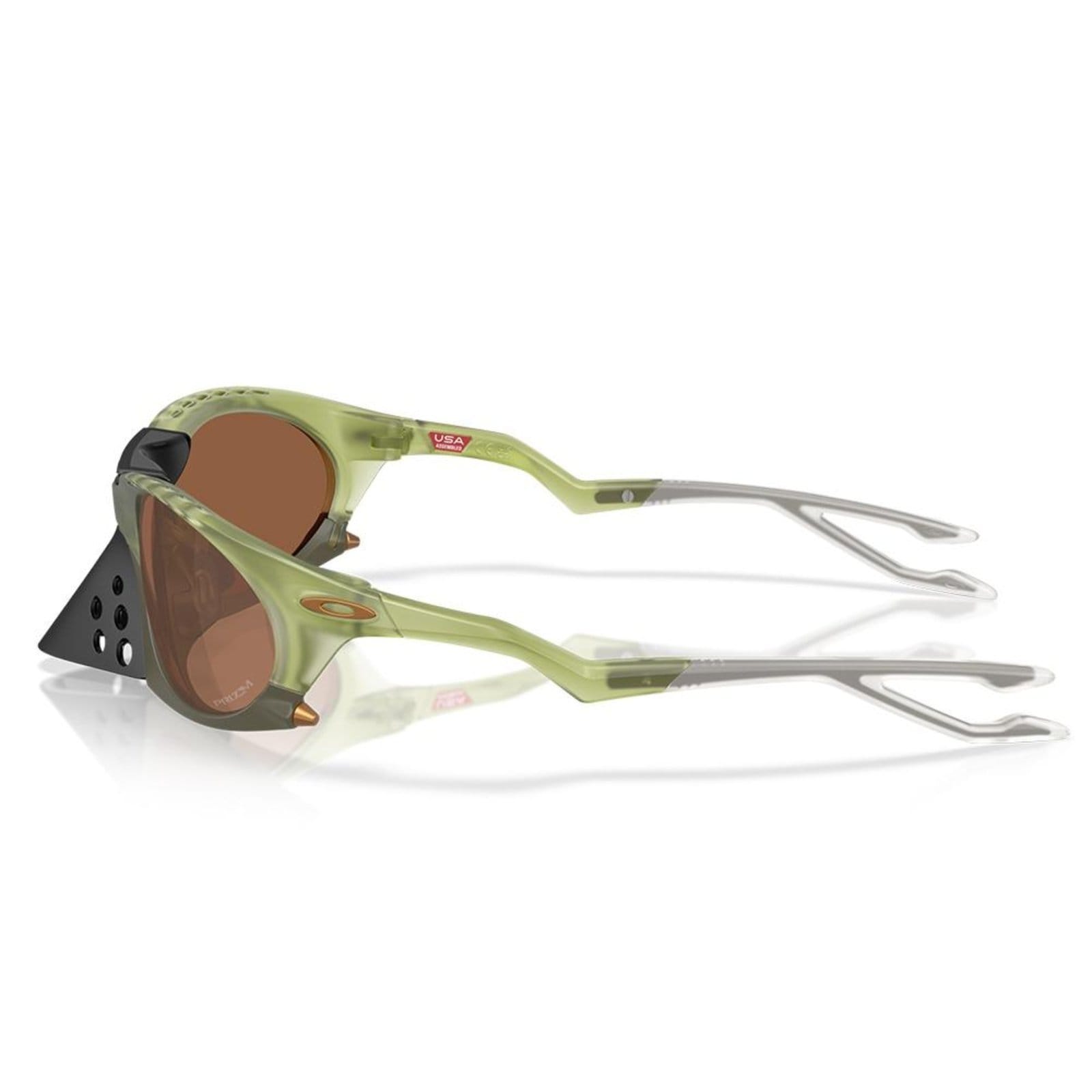 Vista 2 Óculos de Sol Oakley Plantaris Matte Transparent Fern 0363 Oakley verde transparent