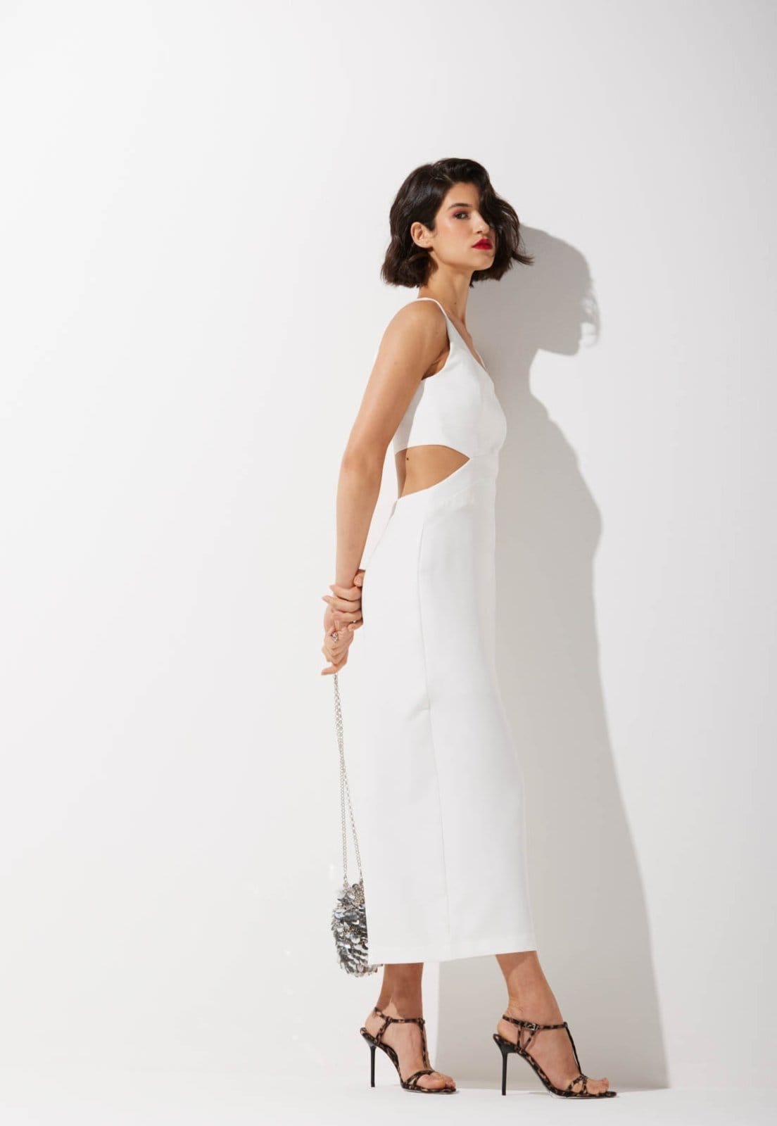Vestido Alfaiataria Traymon Midi Off White