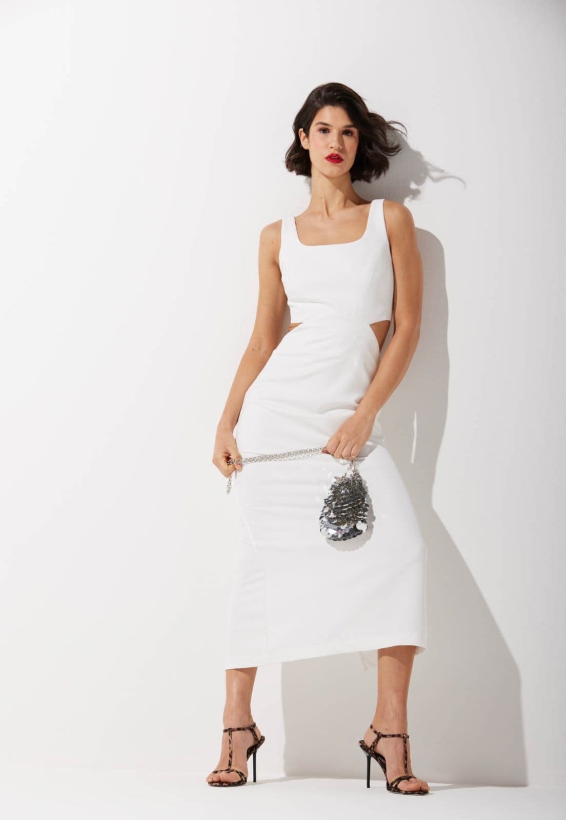 Vista 2 Vestido Alfaiataria Traymon Midi Off White Traymon off-white white