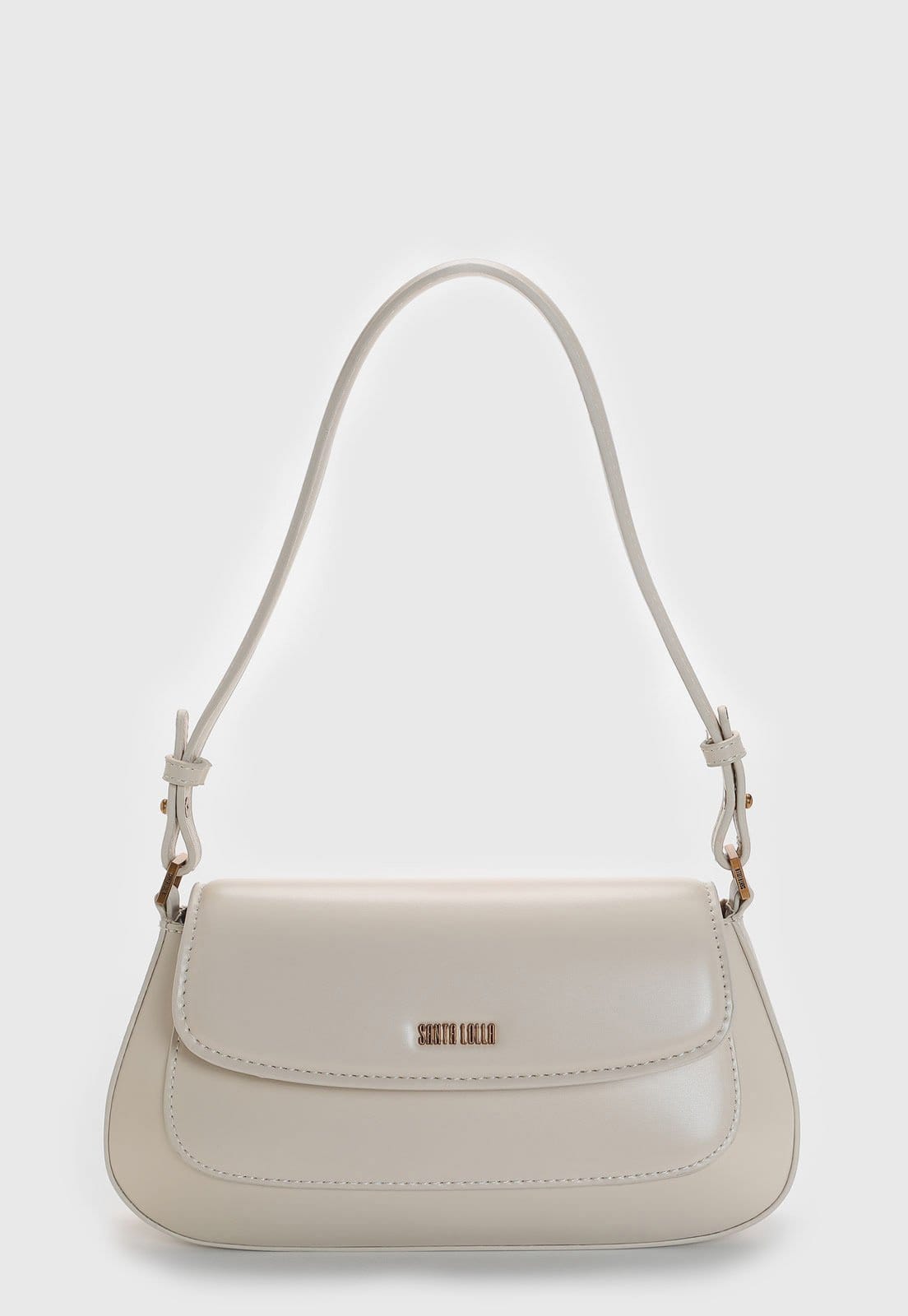 Bolsa Média Santa Lolla Estruturada Off-White