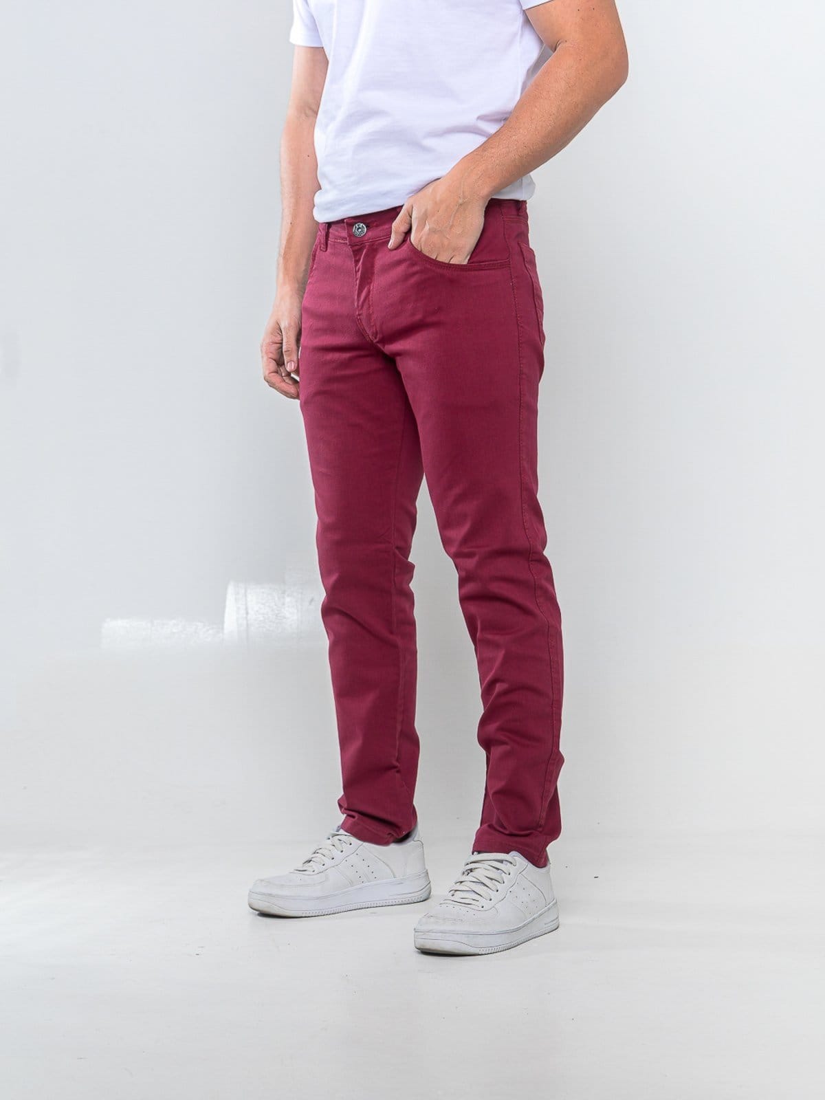 Calça Sarja Basica - 5 Estilos Confortavel Masculina