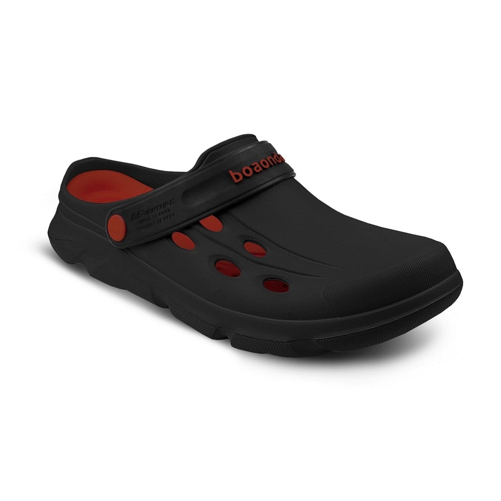 Vista 2 Sandália Babuche Boaonda Adventure Pitanga Boaonda preto