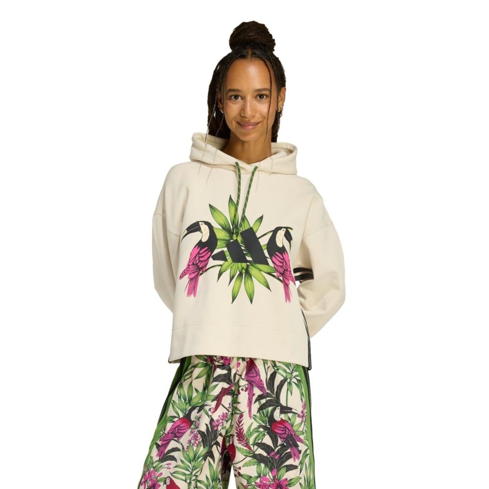 BLUSA CAPUZ adidas X FARM RIO adidas Sportswear