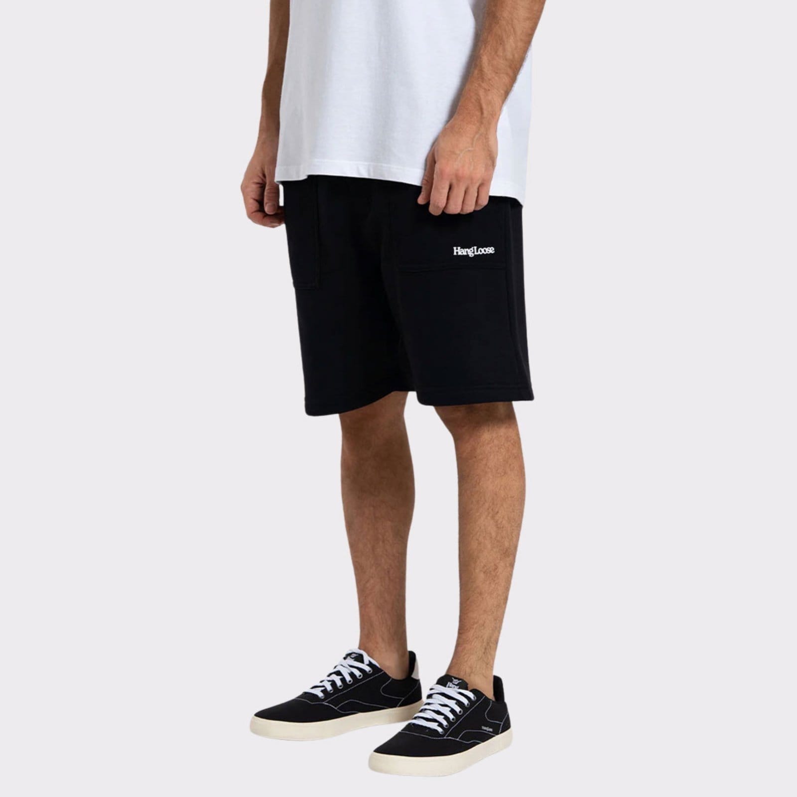 Bermuda Hang Loose Typo Preta