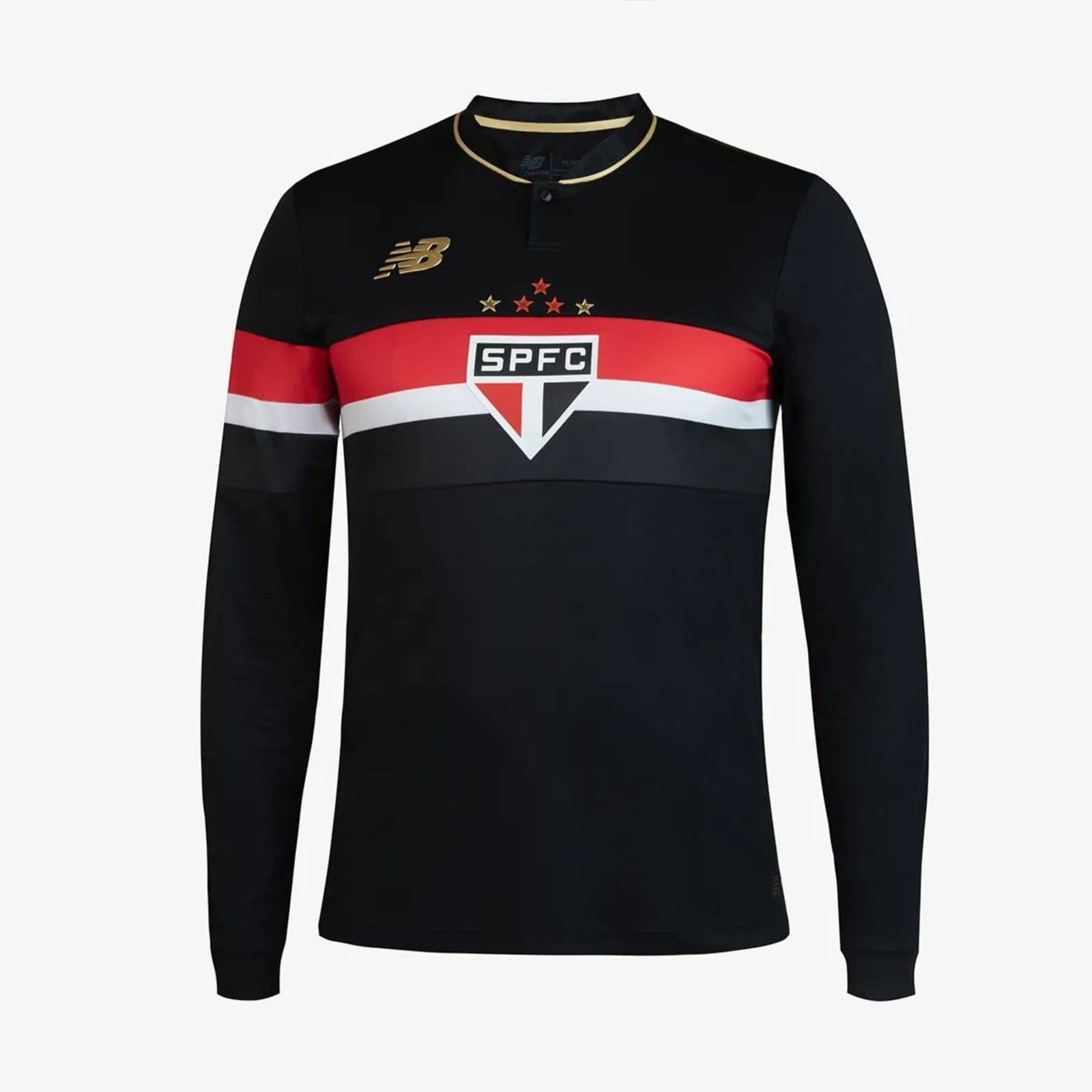 Camisa New Balance São Paulo III 2025 Manga Longa Jogador