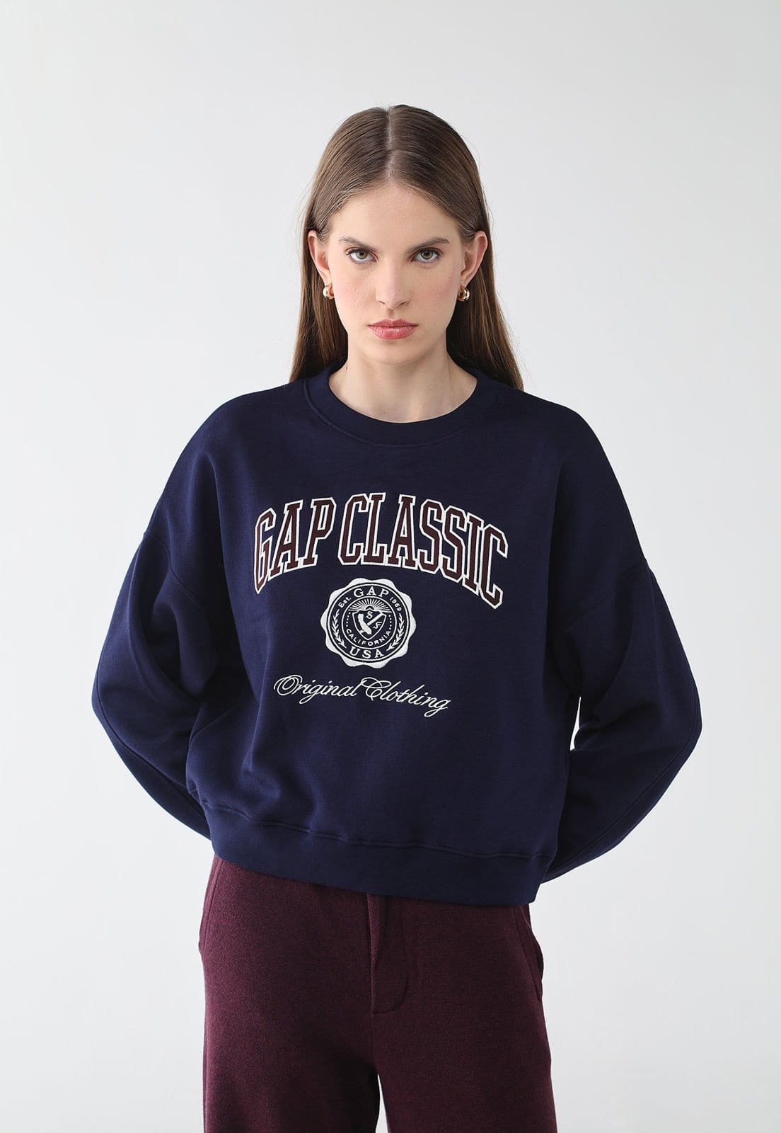 Blusa de Moletom Feminina GAP Classic