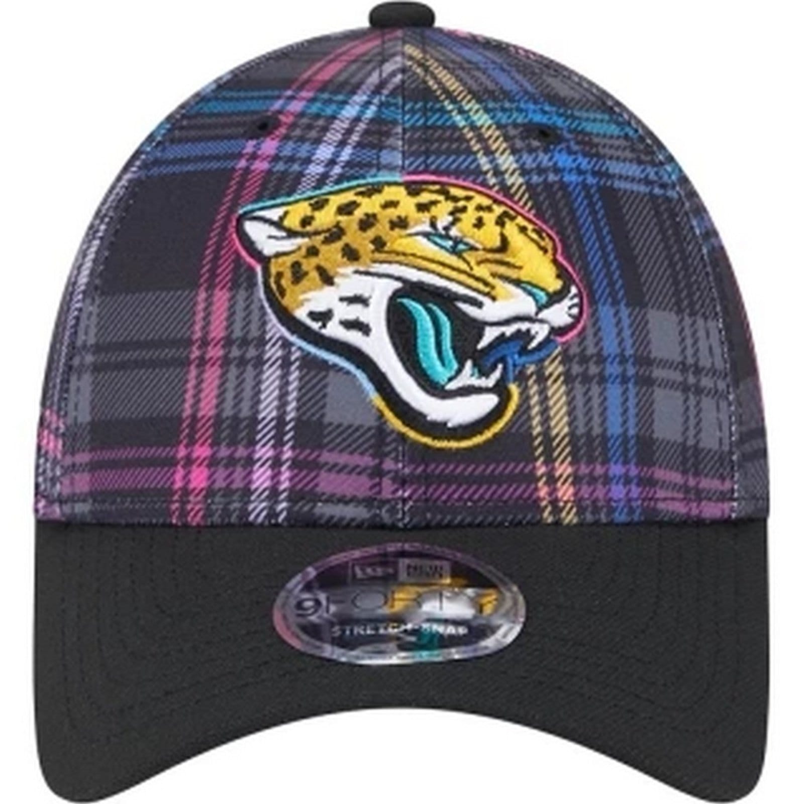 Vista 2 Boné New Era 9FORTY Stretch Snap Jacksonville Jaguars NFL Crucial Catch 2024 new era multicolorido