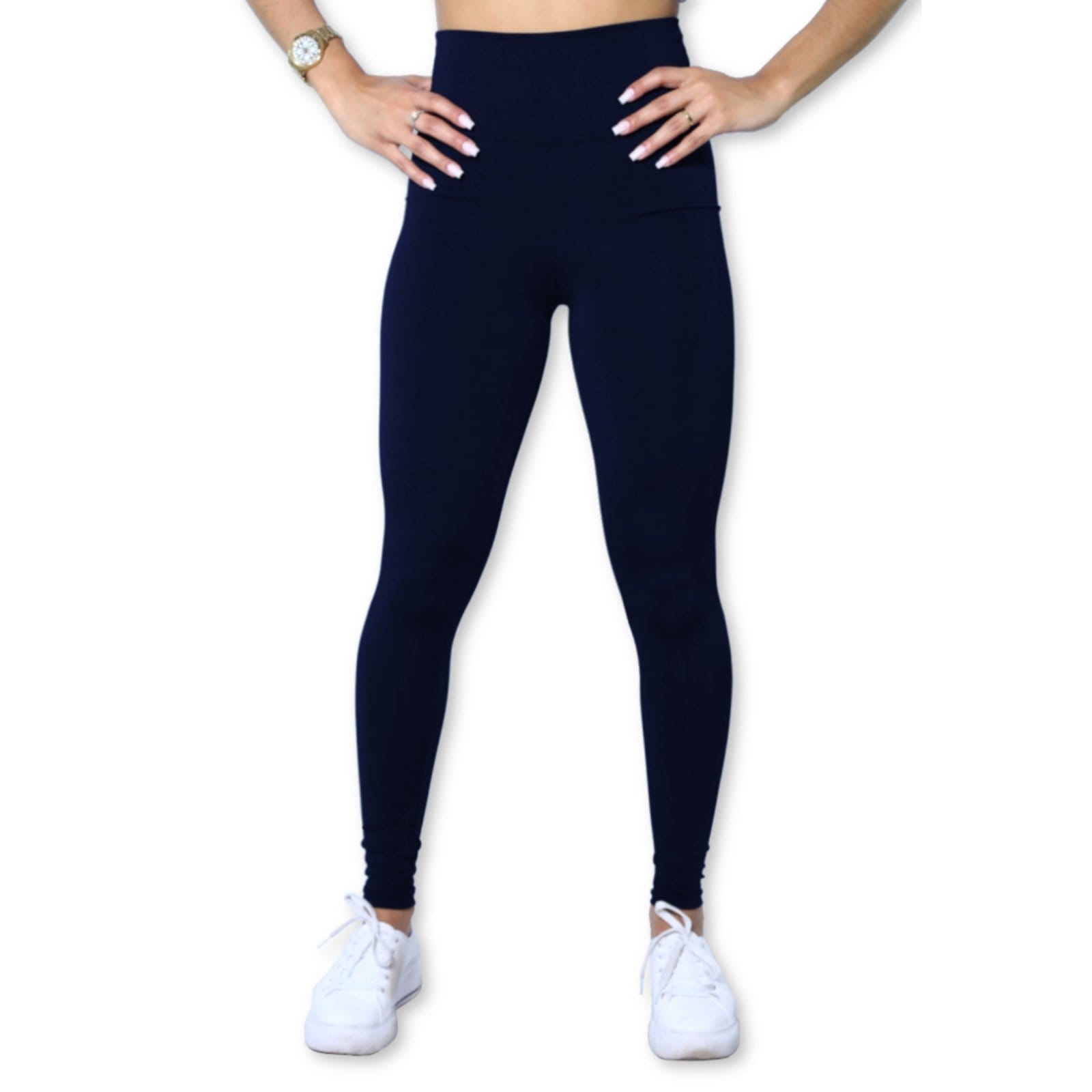 Vista 2 Calça Legging Heide Ribeiro Suplex Basic Marinho Heide Ribeiro azul/azul marinho