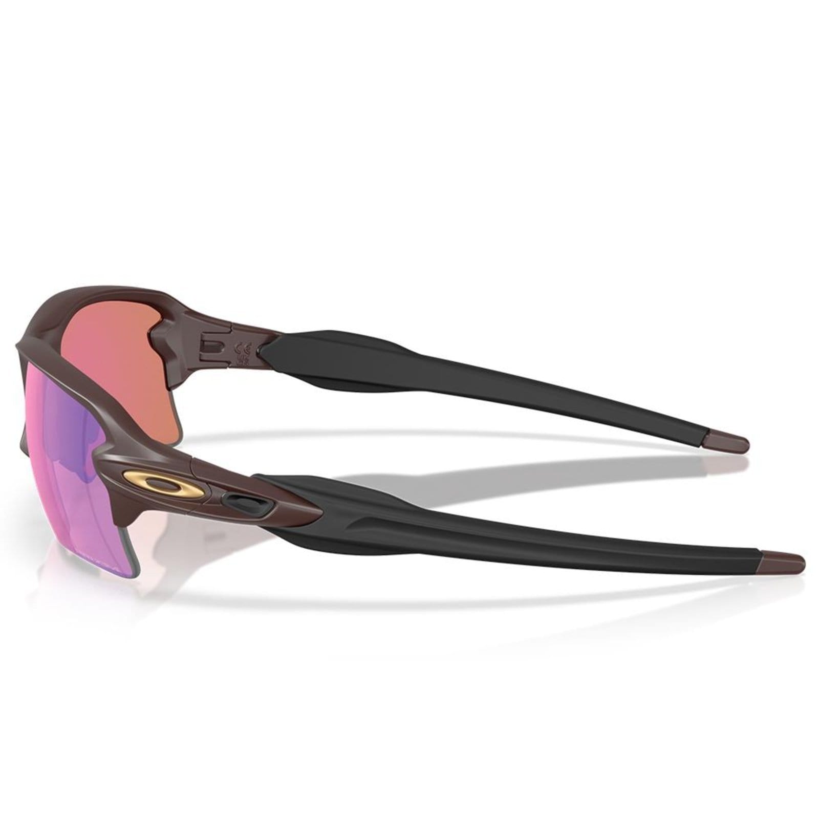 Vista 2 Óculos de Sol Oakley Flak 2.0 XL Matte Grenache Prizm Golf Oakley marrom