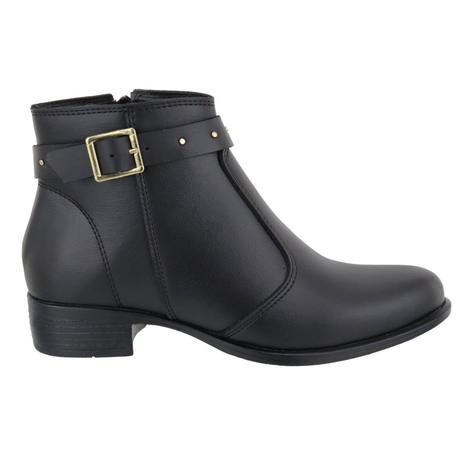 Vista principal Bota Feminina para Dia a Dia e Trabalho com Máximo Conforto Retta Oficial Preta Retta Oficial preto