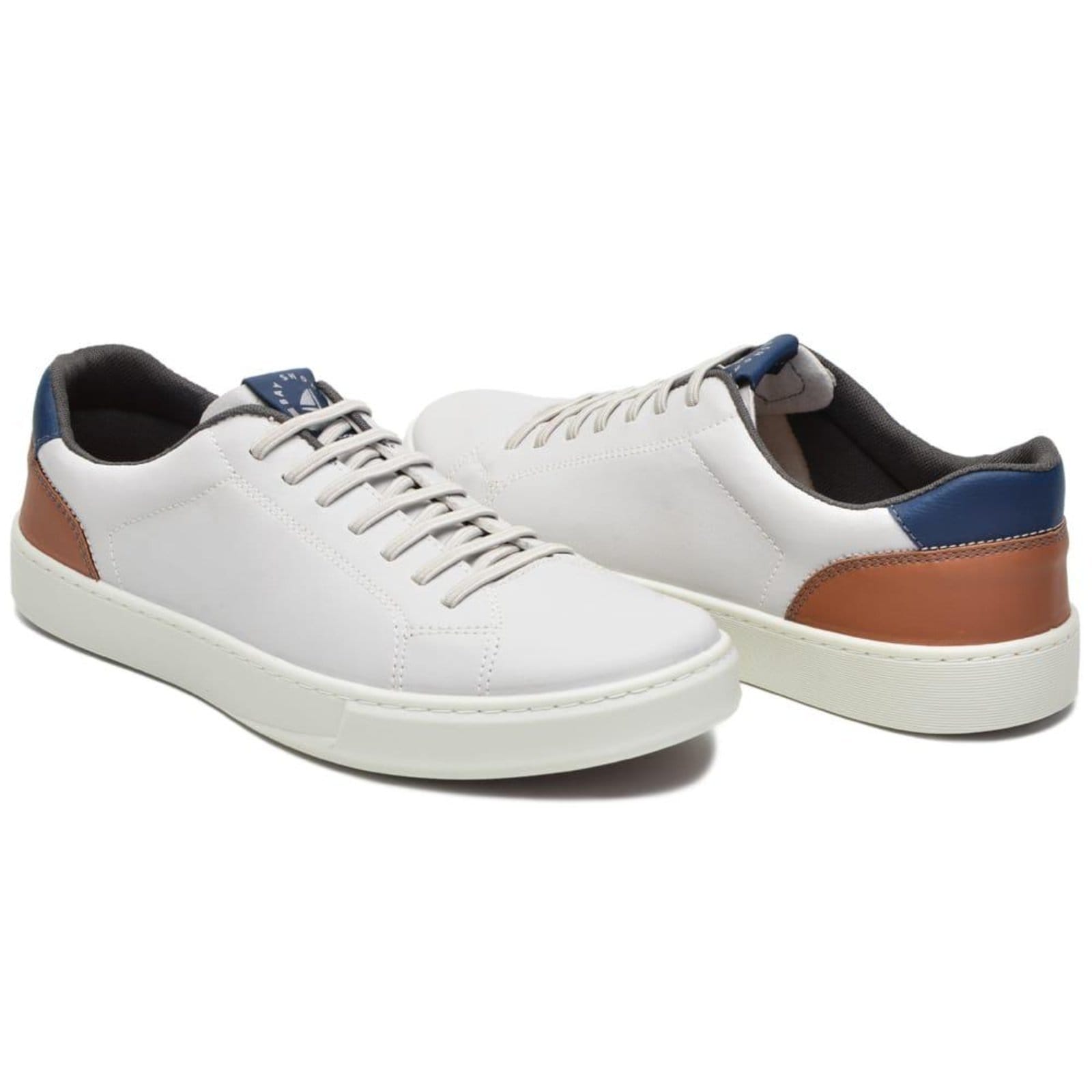 Vista 2 Sapato Masculino Casual Veritimo Sapatenis Elástico Calce Fácil Conforto Leve Claro Veritimo cinza