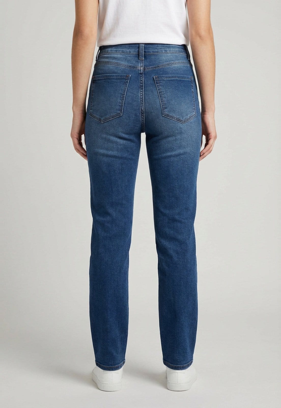 Vista 2 Calça Jeans Feminina Colcci Cintura Alta Colcci azul