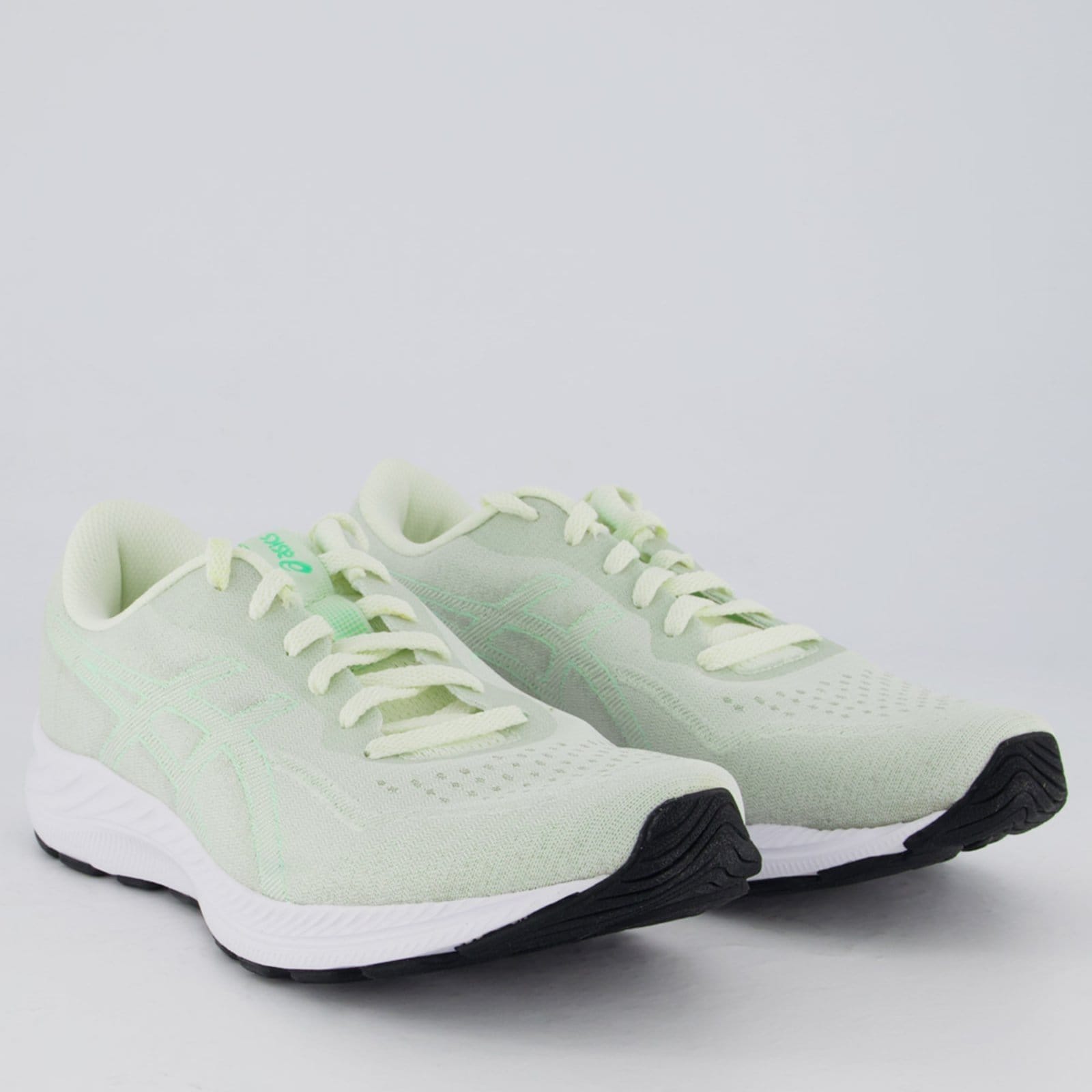 Vista 2 Tênis Asics Ugoki Feminino Bege e Verde ASICS bege verde