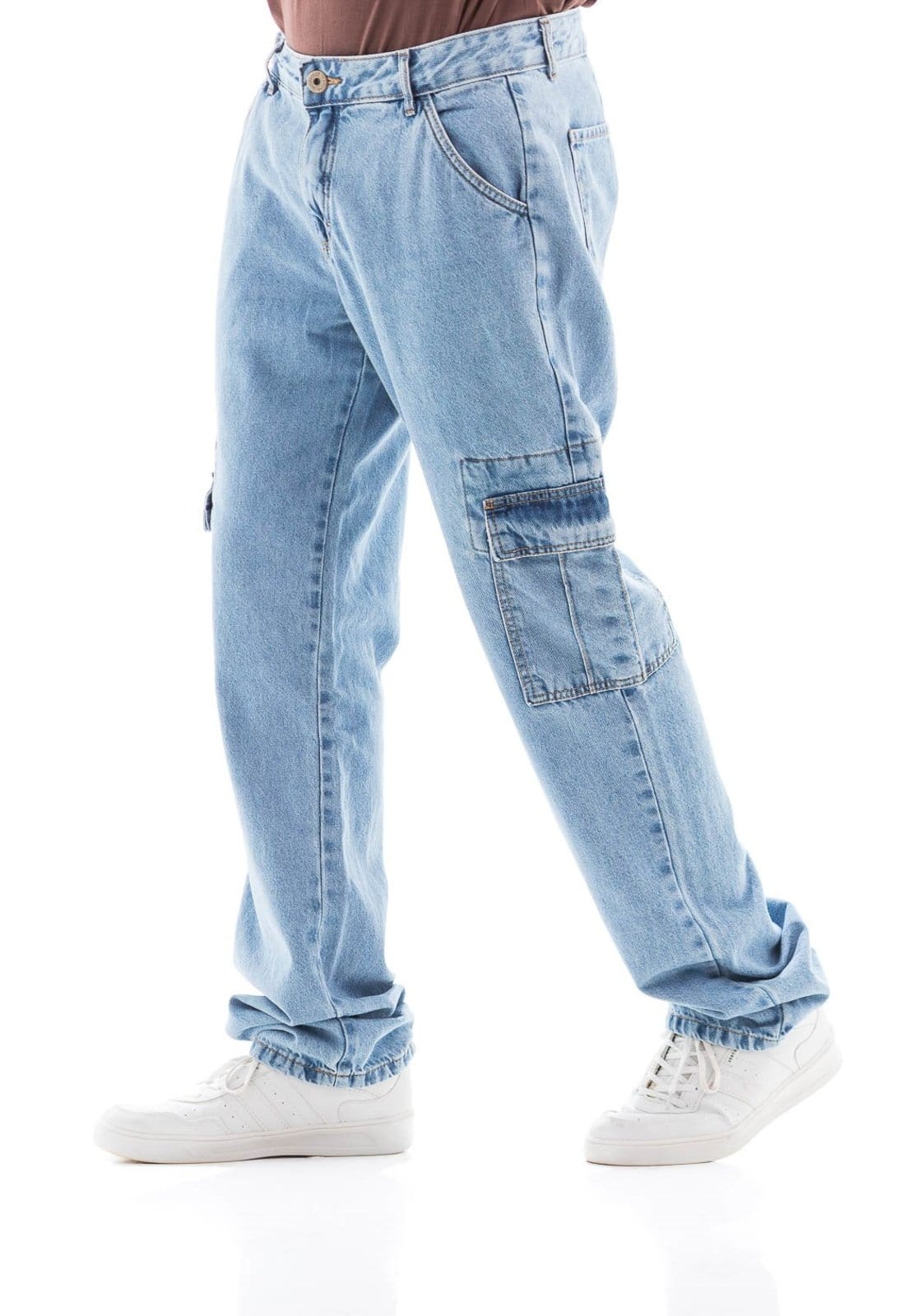 Vista 2 Calça Jeans Masculina Arauto Cargo ARAUTO JEANS azul