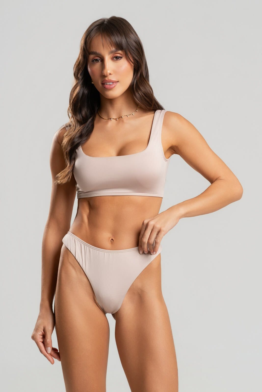 Biquini Regata Calcinha Fio Duplo Bojo Removivel Proteção Uv 50+ Vicbela