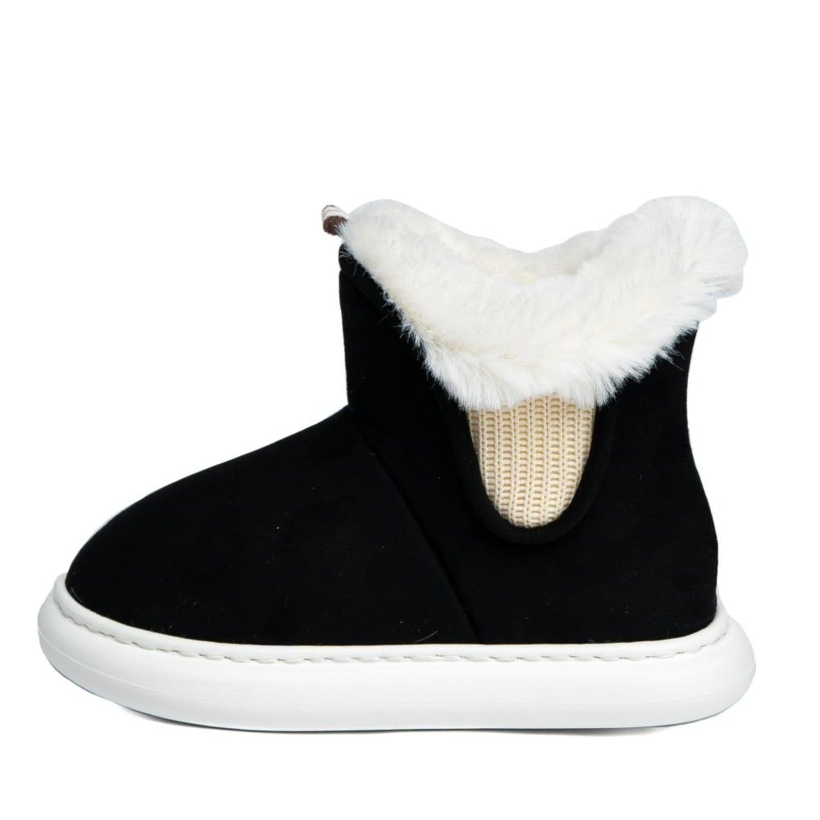 Vista 2 Infantil - Pantufa Bota Feminina Flowfa Emma Preto Flowfa incolor