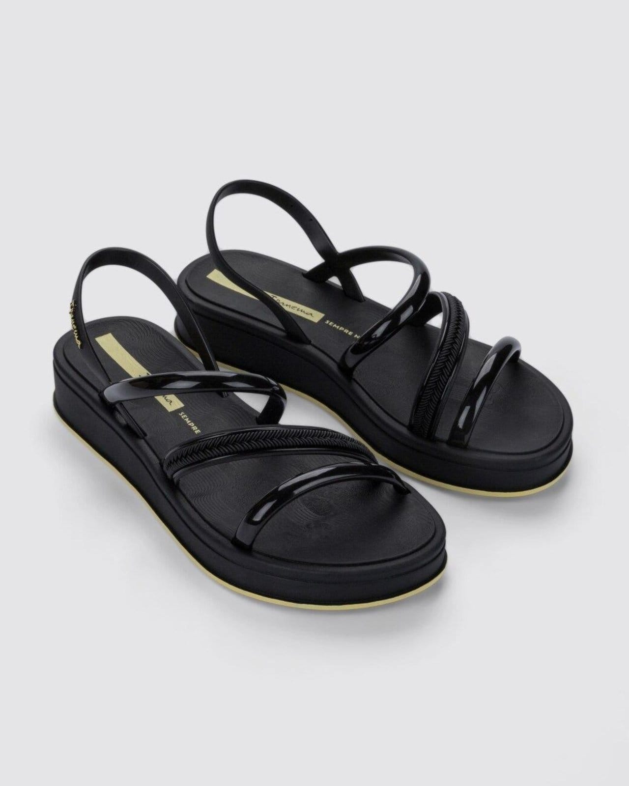 Vista 2 Sandália Plataforma Ipanema Glow UP Ipanema preto