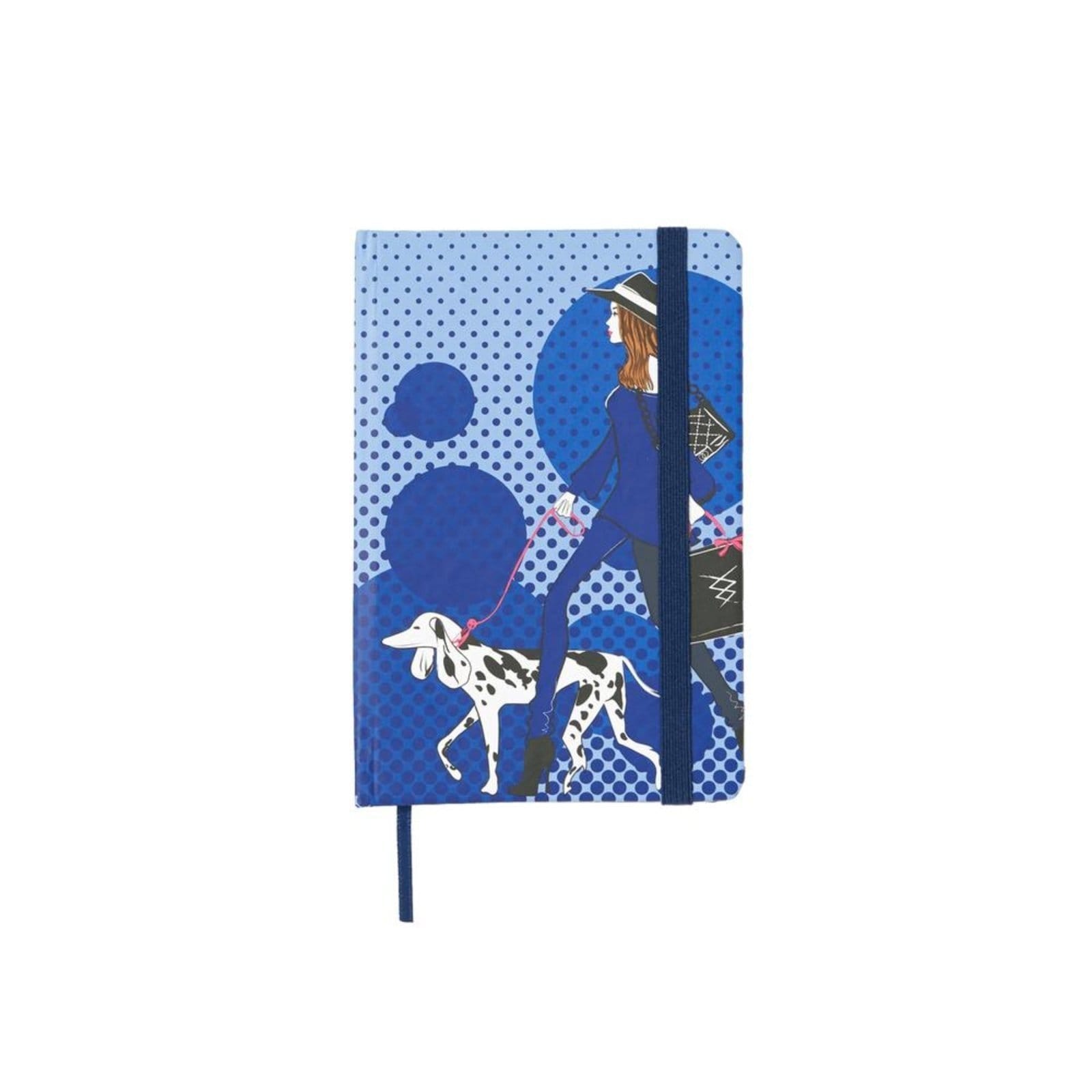 Vista principal Caderno Sem Pauta 9 x 14 Signature Collection Loungerie azul