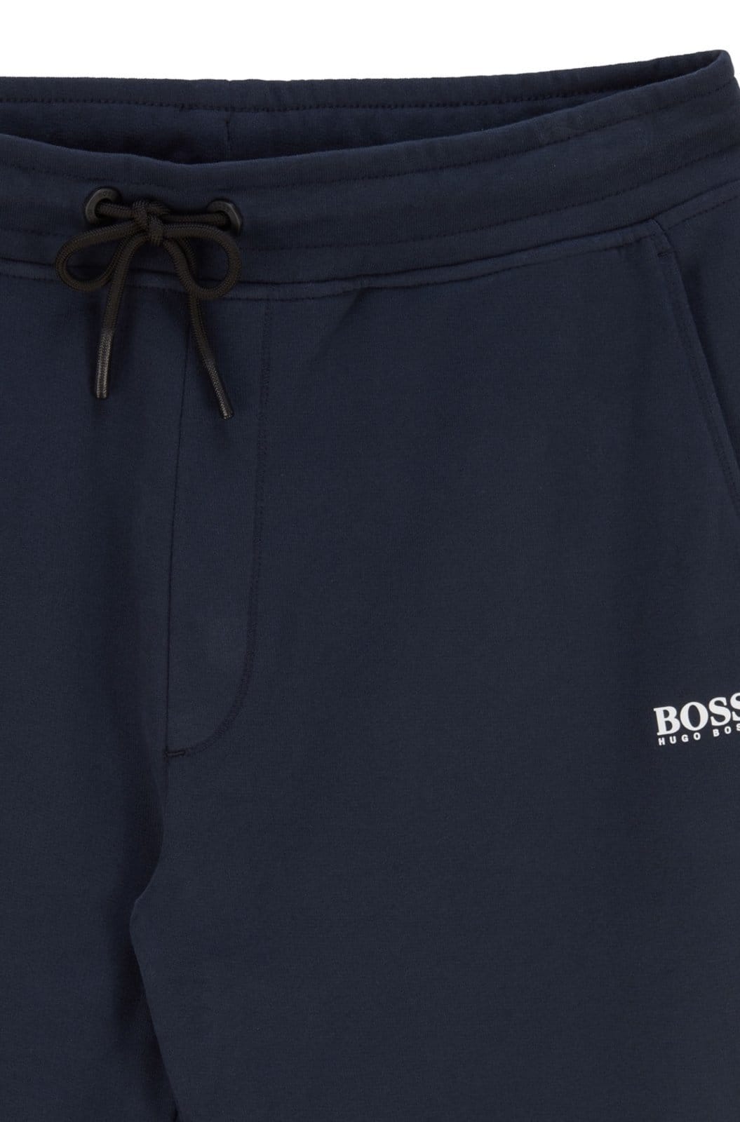 Vista 2 Calça Tracksuit Regular Fit Em Tecido Francês Com Logotipo Boss azul marinho