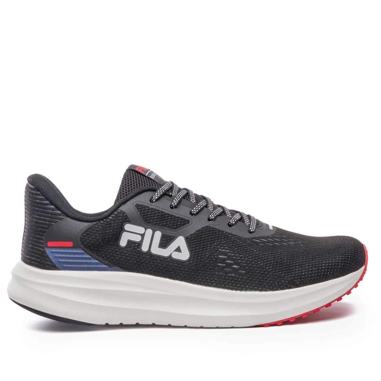 Vista principal Tênis Masculino Fila Fastness Mesh Cinza Fila preto