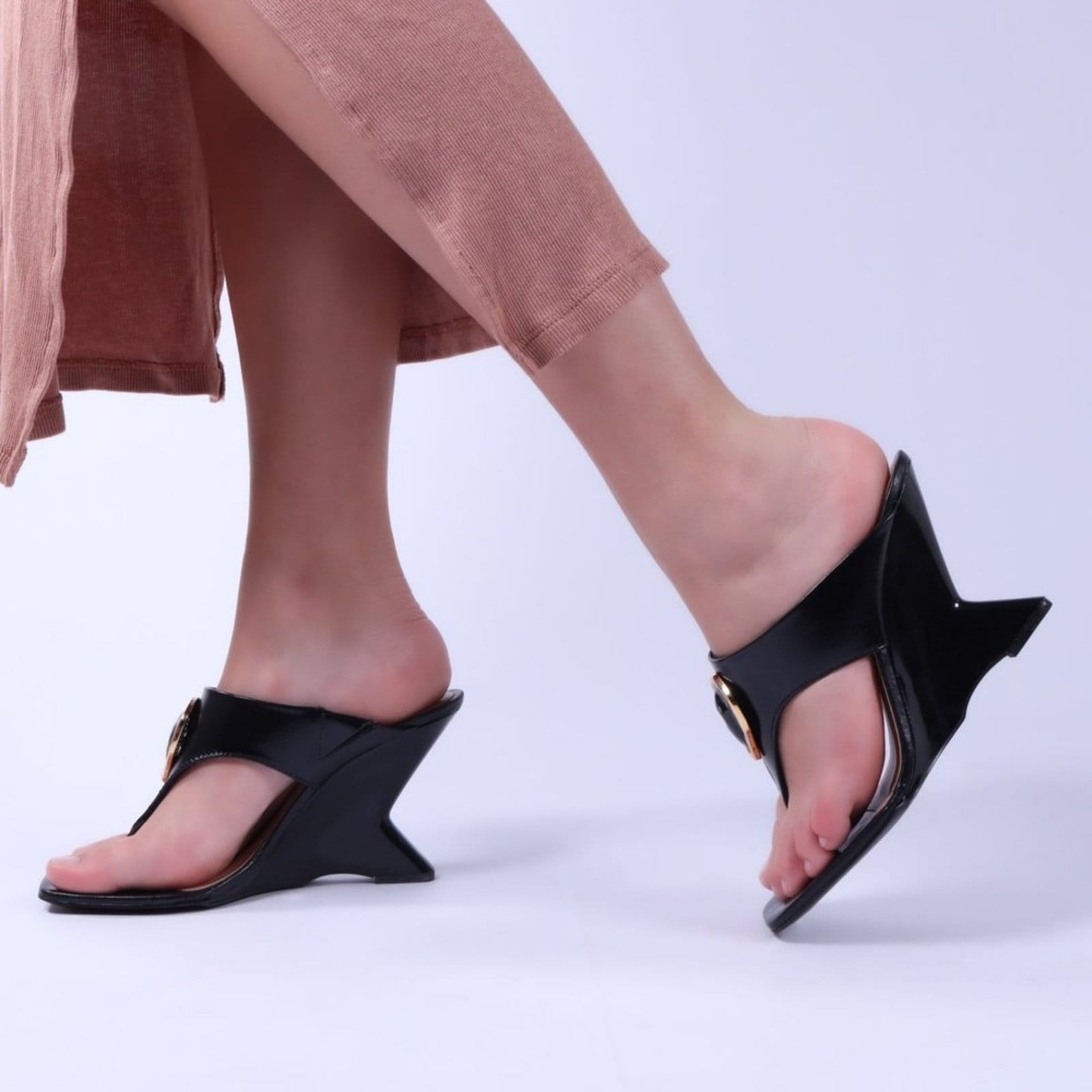 Vista 2 Tamanco Feminino Zariff 2104-6766 Zariff Zariff preto