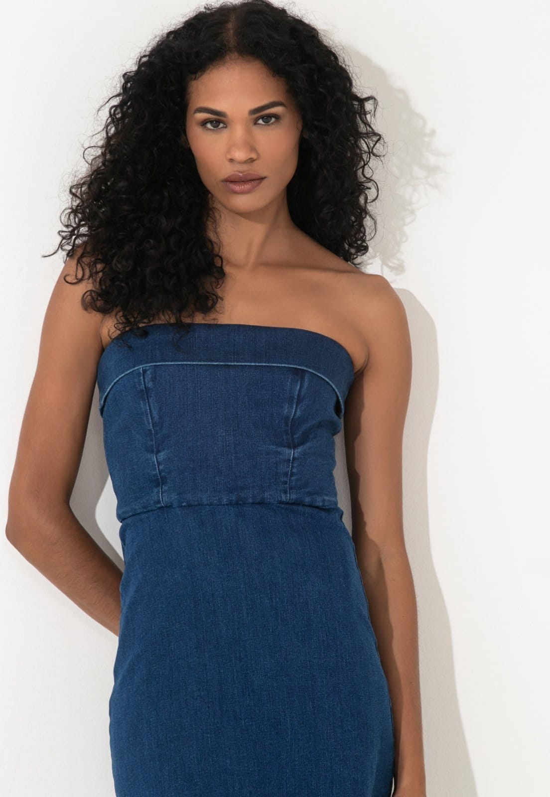 Vestido Jeans Traymon Midi Indigo