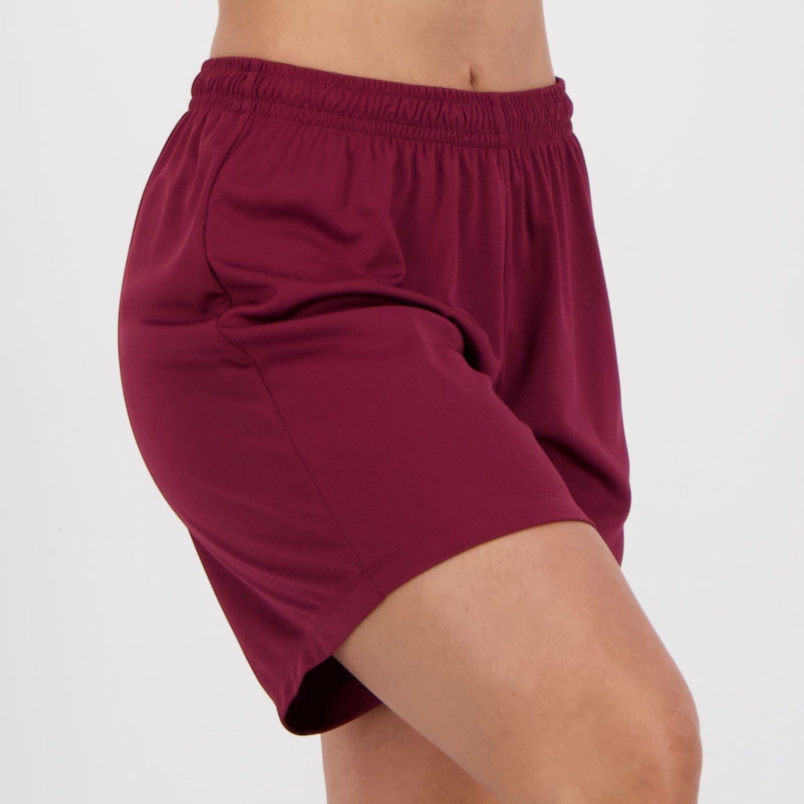 Vista 2 Calção Umbro Striker II Feminino Bordô Umbro vermelho