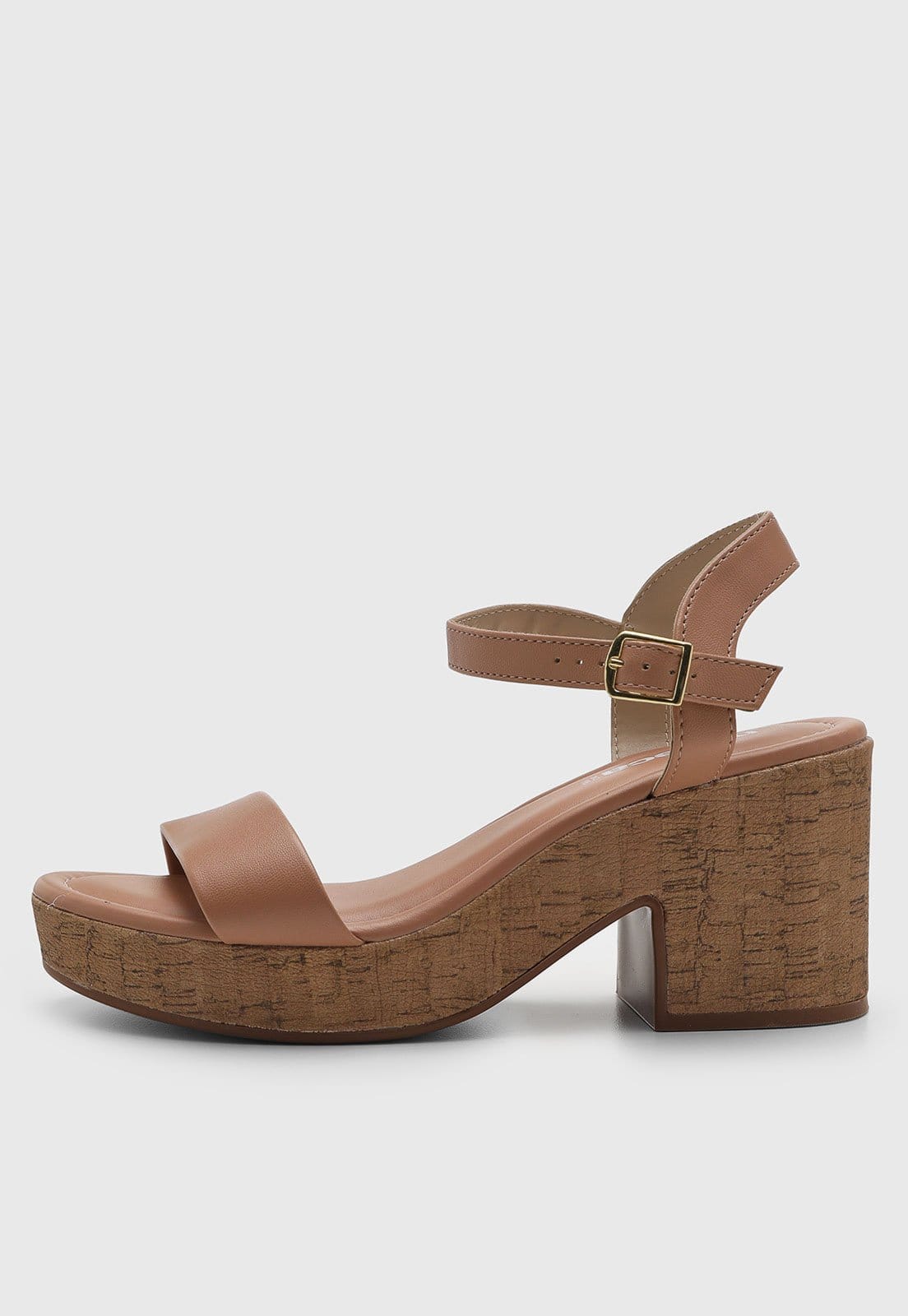 Sandália Feminina Moleca Salto Bloco