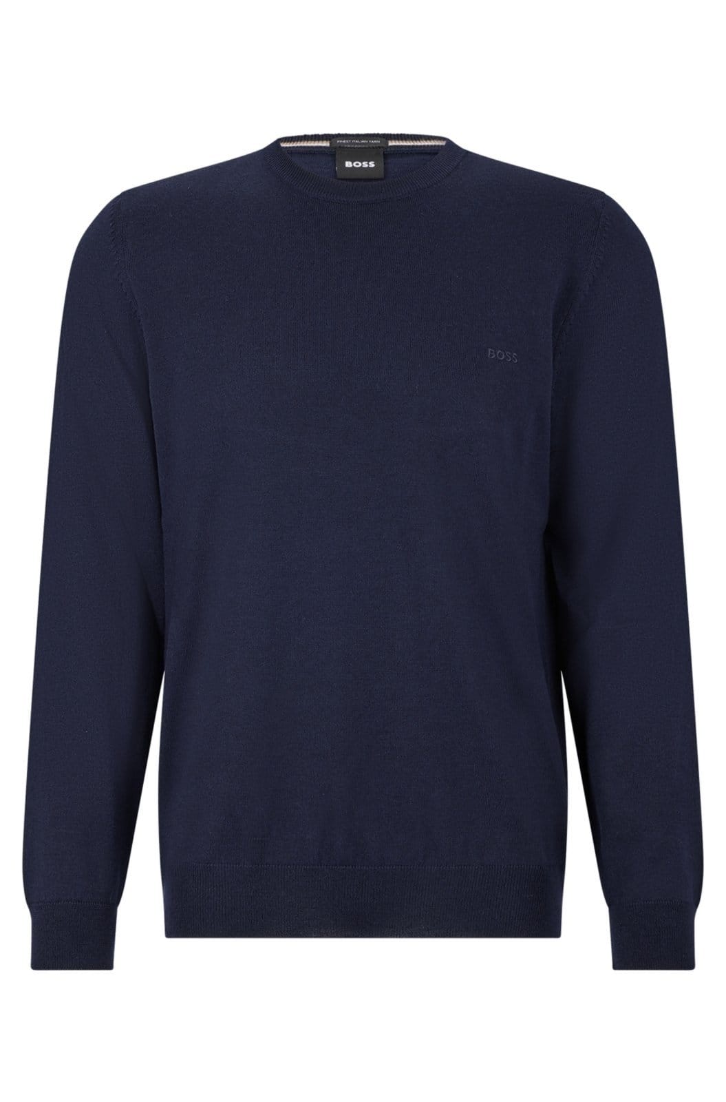 Suéter Com Logo Bordado Em Lã Responsável Azul