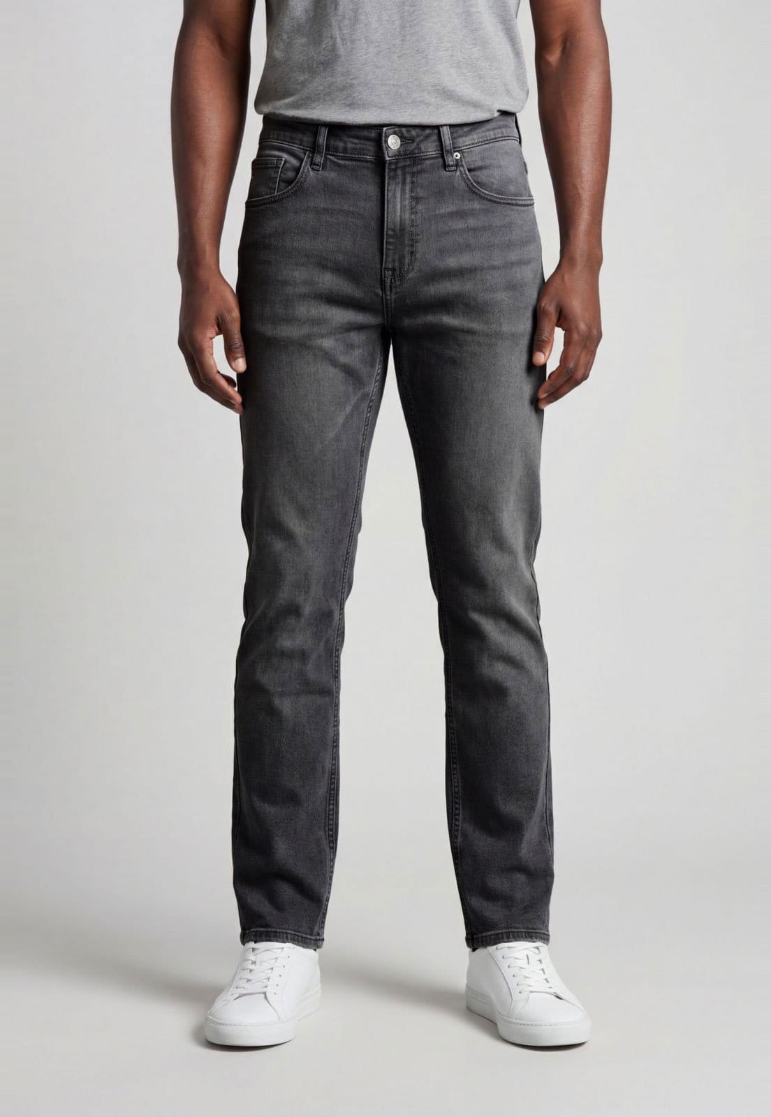 Calça Masculina Tommy Jeans Austin Slim Tapered Preta